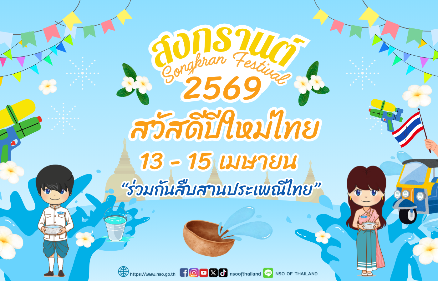 ลิงก์ไปยังหน้าส่งคำอวยพรหรือข้อเสนอแนะ