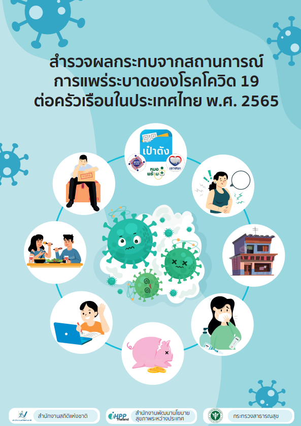 สำรวจผลกระทบจากสถานการณ์การแพร่ระบาดของโรคโควิด 19 ต่อครัวเรือนในประเทศไทย พ.ศ. 2565​​