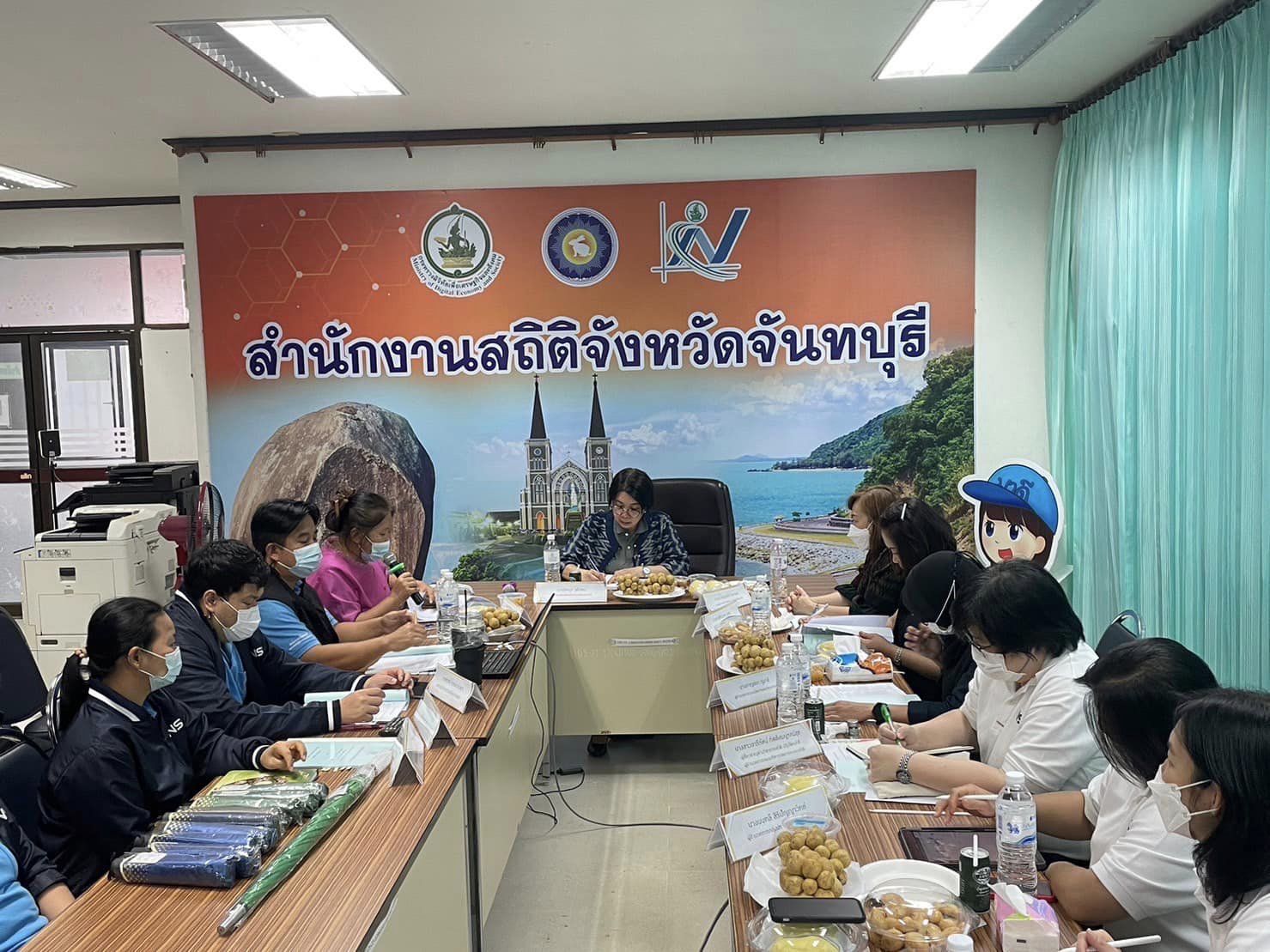 สสช. เข้าตรวจเยี่ยมและติดตามผลการปฏิบัติราชการ ณ จังหวัดจันทบุรี