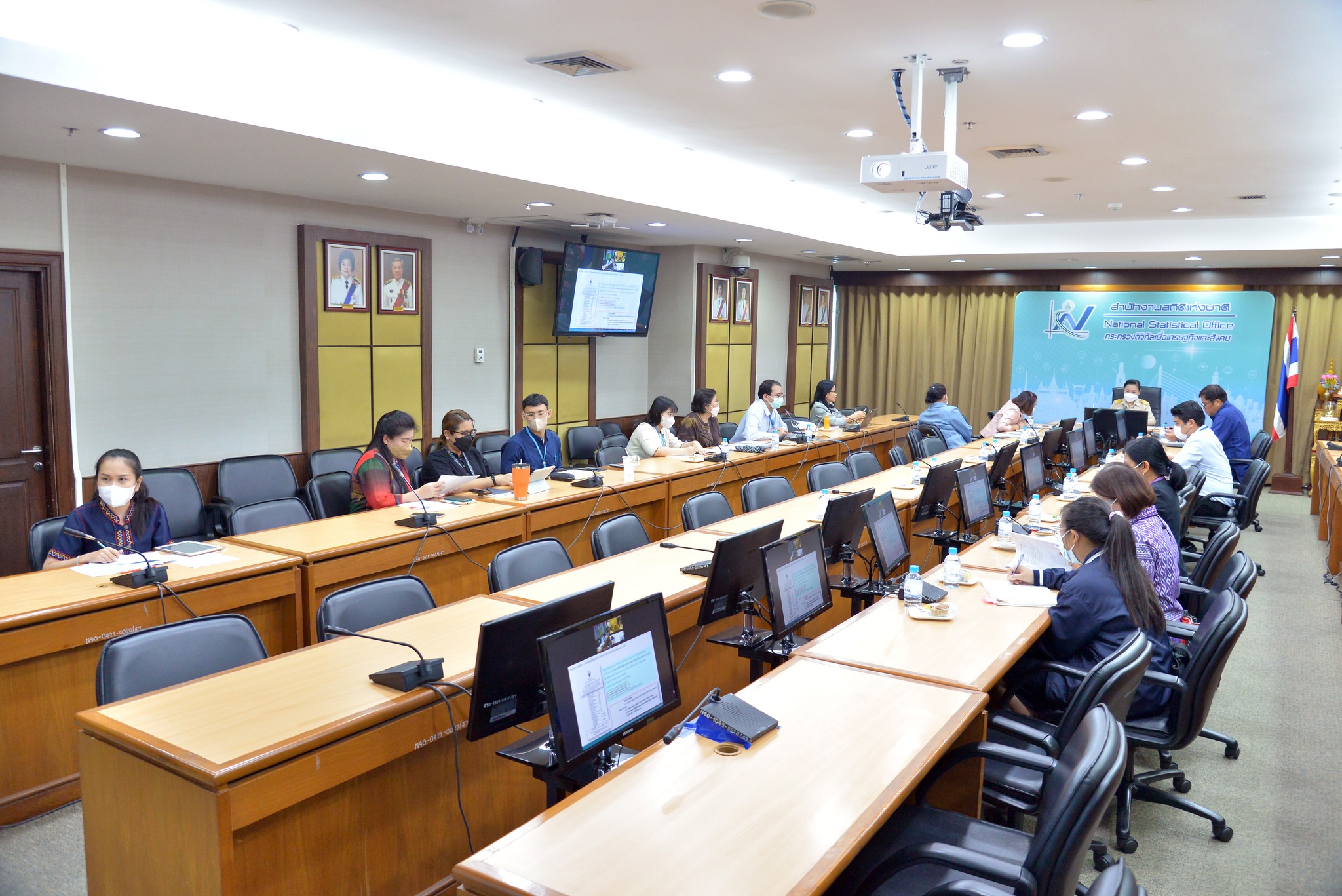 การประชุมคณะทำงานพิจารณาค่าตอบแทนโครงการสำมะโนการเกษตร พ.ศ. 2566 ครั้งที่ 1/2566