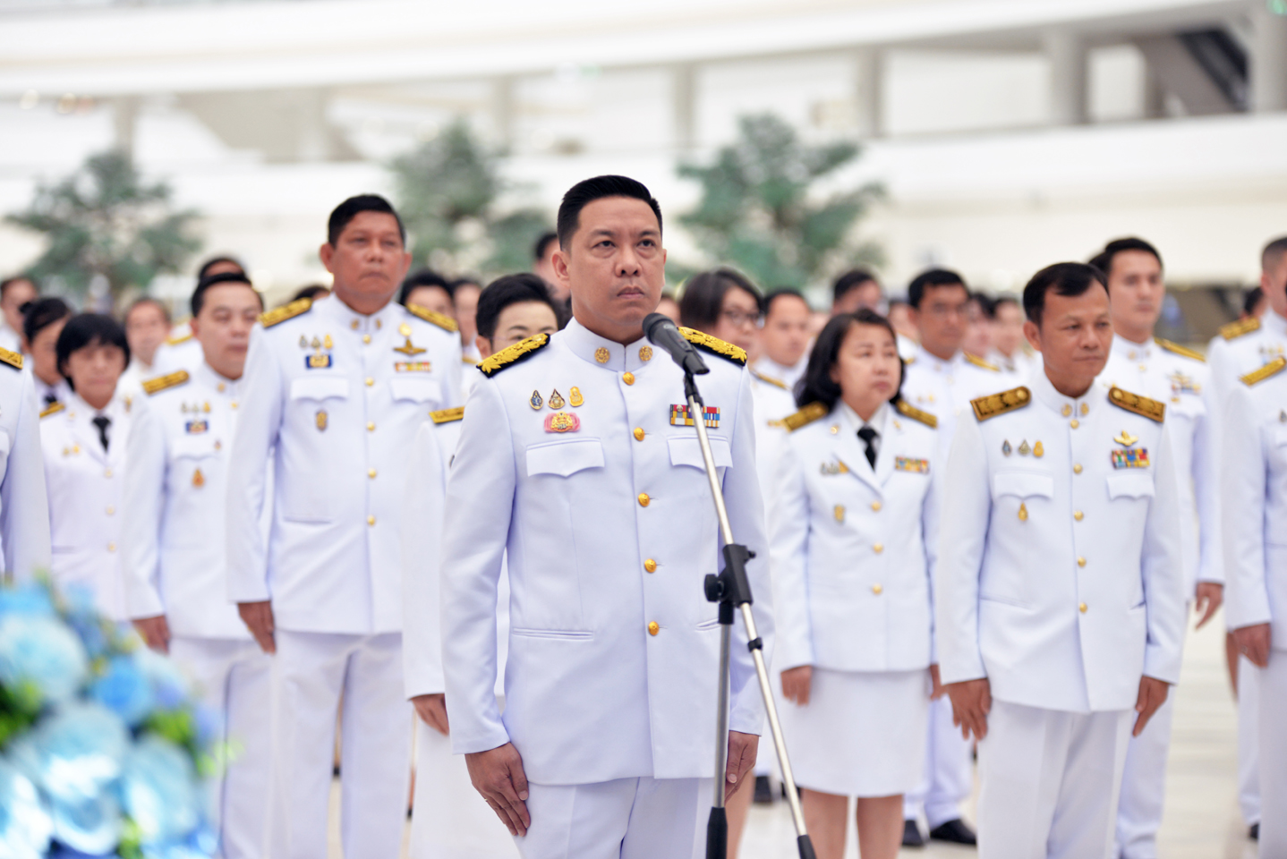 พิธีลงนามถวายพระพรชัยมงคล