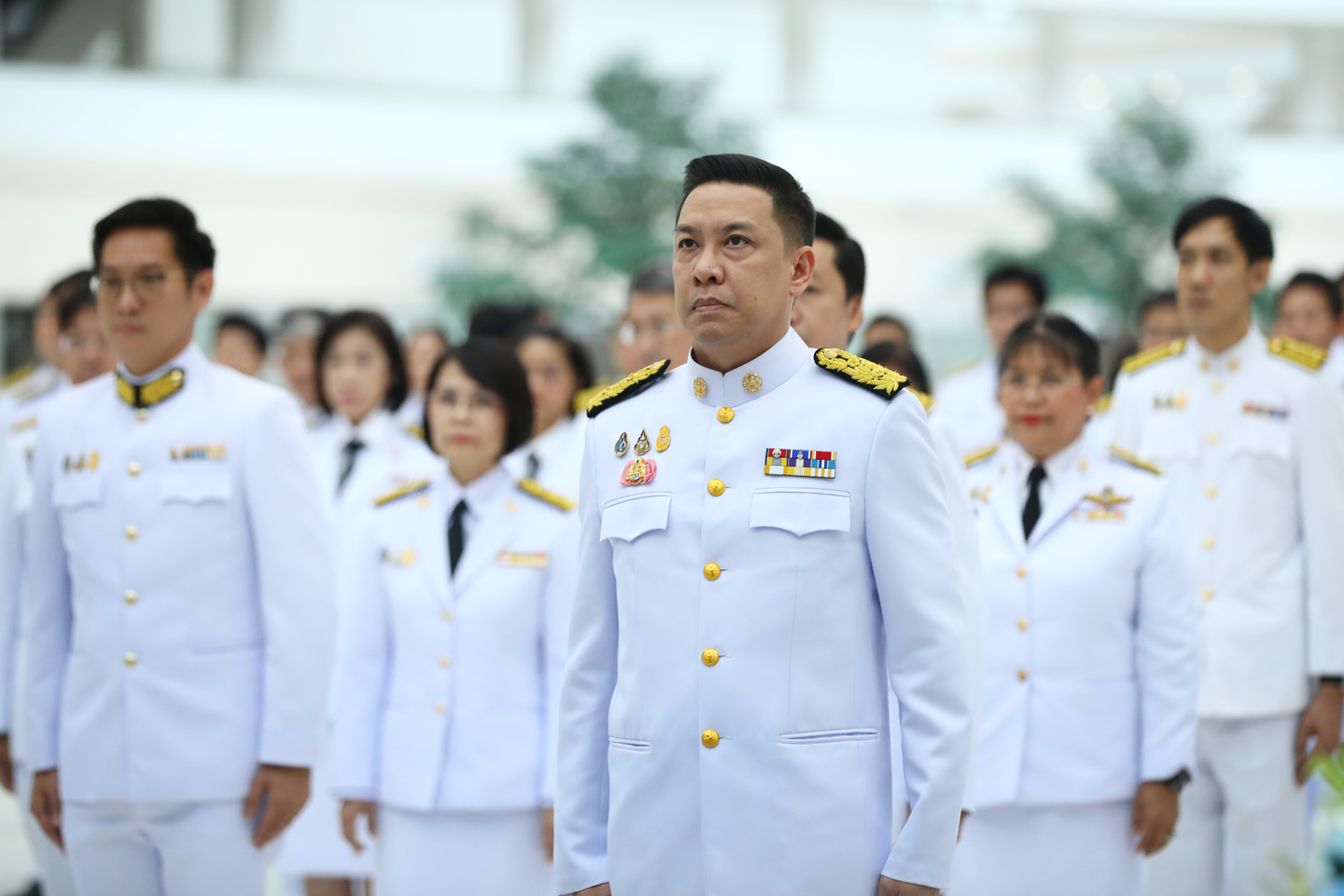 พิธีลงนามถวายพระพรชัยมงคล