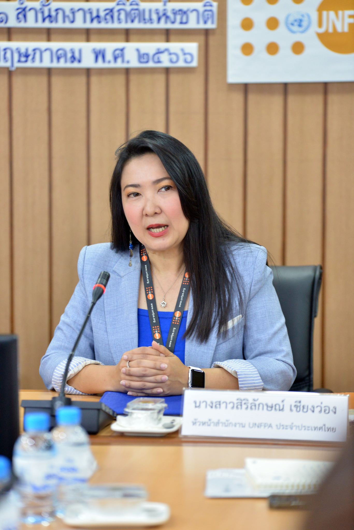 พิธีลงนามในหนังสือการดำเนินการตามข้อตกลงหุ้นส่วน พ.ศ. 2565 – 2569 และการประชุมหารือแนวทางความร่วมมือการทำงานปี พ.ศ. 2566 ระหว่างสำนักงานสถิติแห่งชาติ และ UNFPA