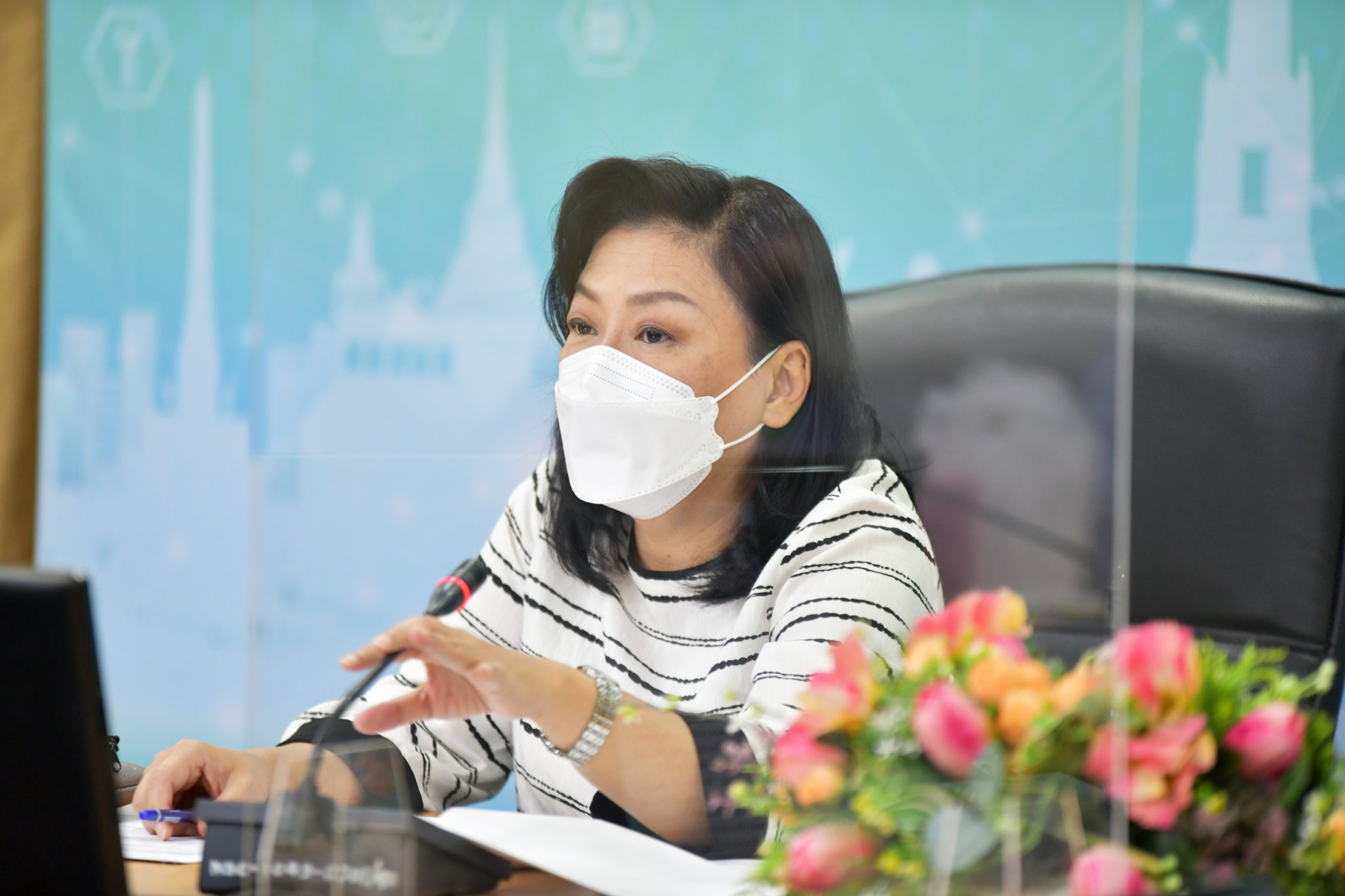 ประชุมคณะทำงานพิจารณาค่าตอบแทนการปฏิบัติงานสนามสำมะโนทดลอง โครงการสำมะโนการเกษตร พ.ศ. 2566