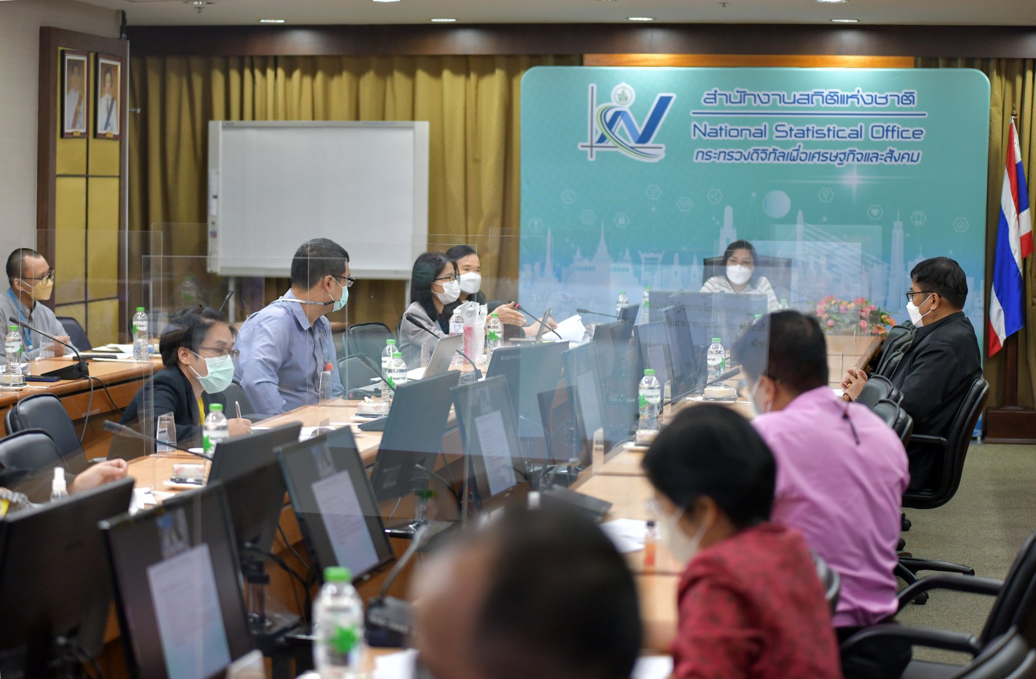 ประชุมคณะทำงานพิจารณาค่าตอบแทนการปฏิบัติงานสนามสำมะโนทดลอง โครงการสำมะโนการเกษตร พ.ศ. 2566