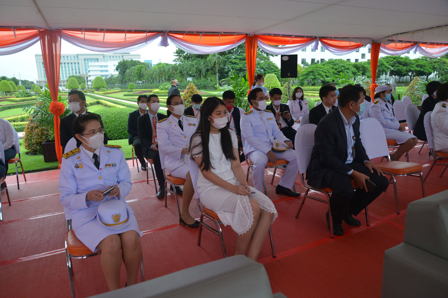 พิธีถวายบังคมและถวายเครื่องสักการะ เนื่องในวันสื่อสาร ประจำปี 2563