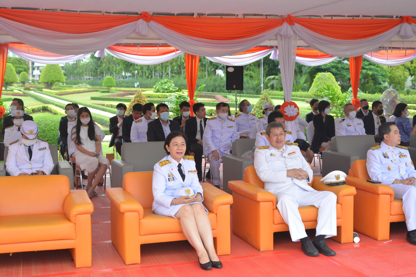 พิธีถวายบังคมและถวายเครื่องสักการะ เนื่องในวันสื่อสาร ประจำปี 2563
