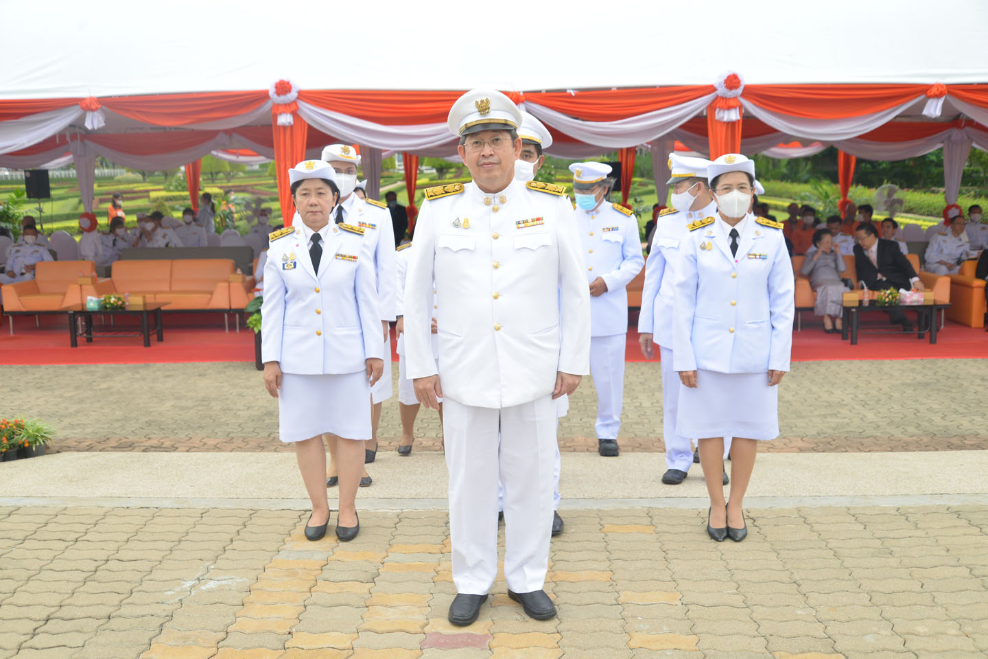 พิธีถวายบังคมและถวายเครื่องสักการะ เนื่องในวันสื่อสาร ประจำปี 2563
