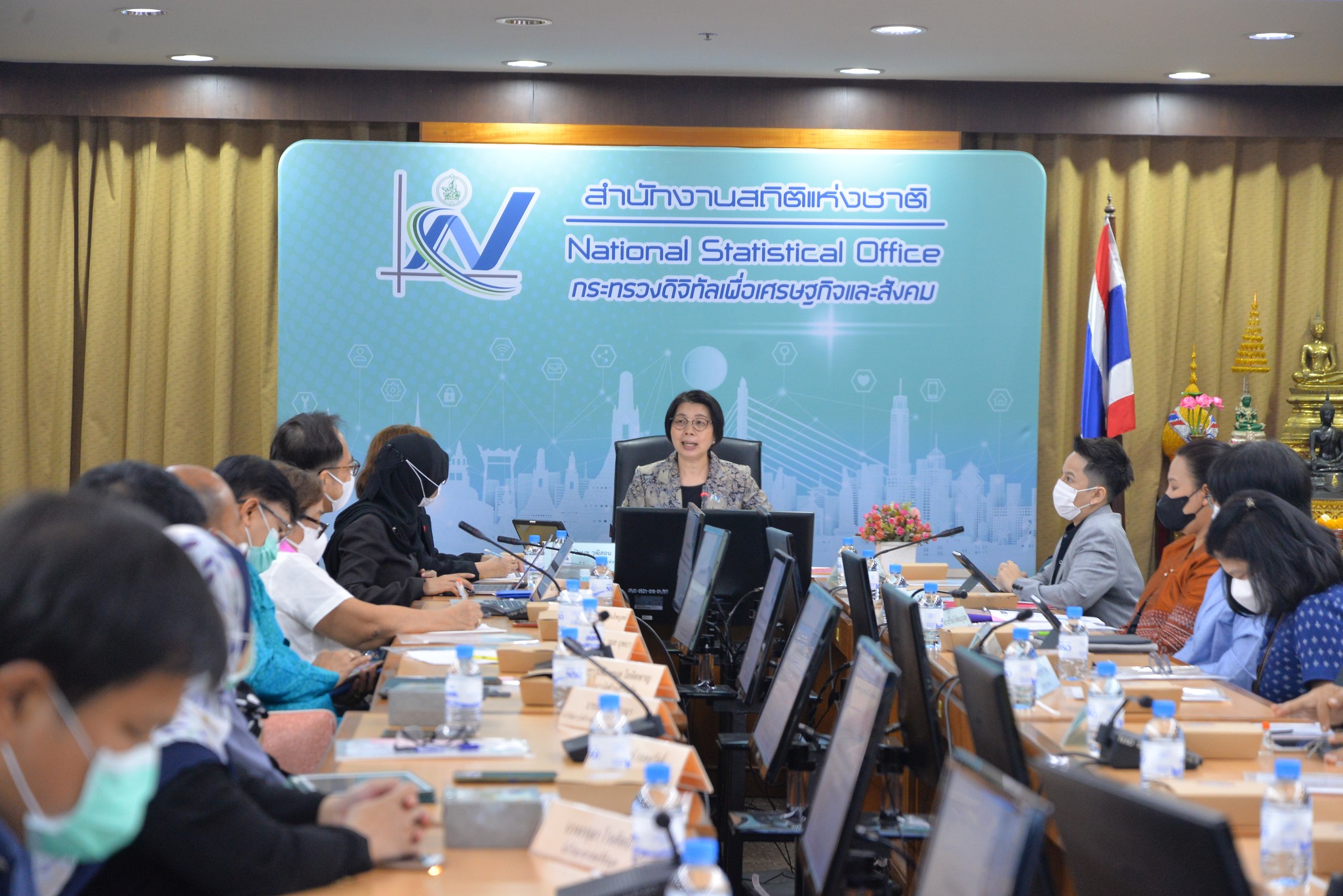 สสช. ประชุมเริ่มต้น (Kick off) โครงการศึกษา พัฒนา และวิเคราะห์ภูมิสารสนเทศสถิติ  โดยใช้ข้อมูลจากหลายแหล่ง ประจำปีงบประมาณ พ.ศ. 2566
