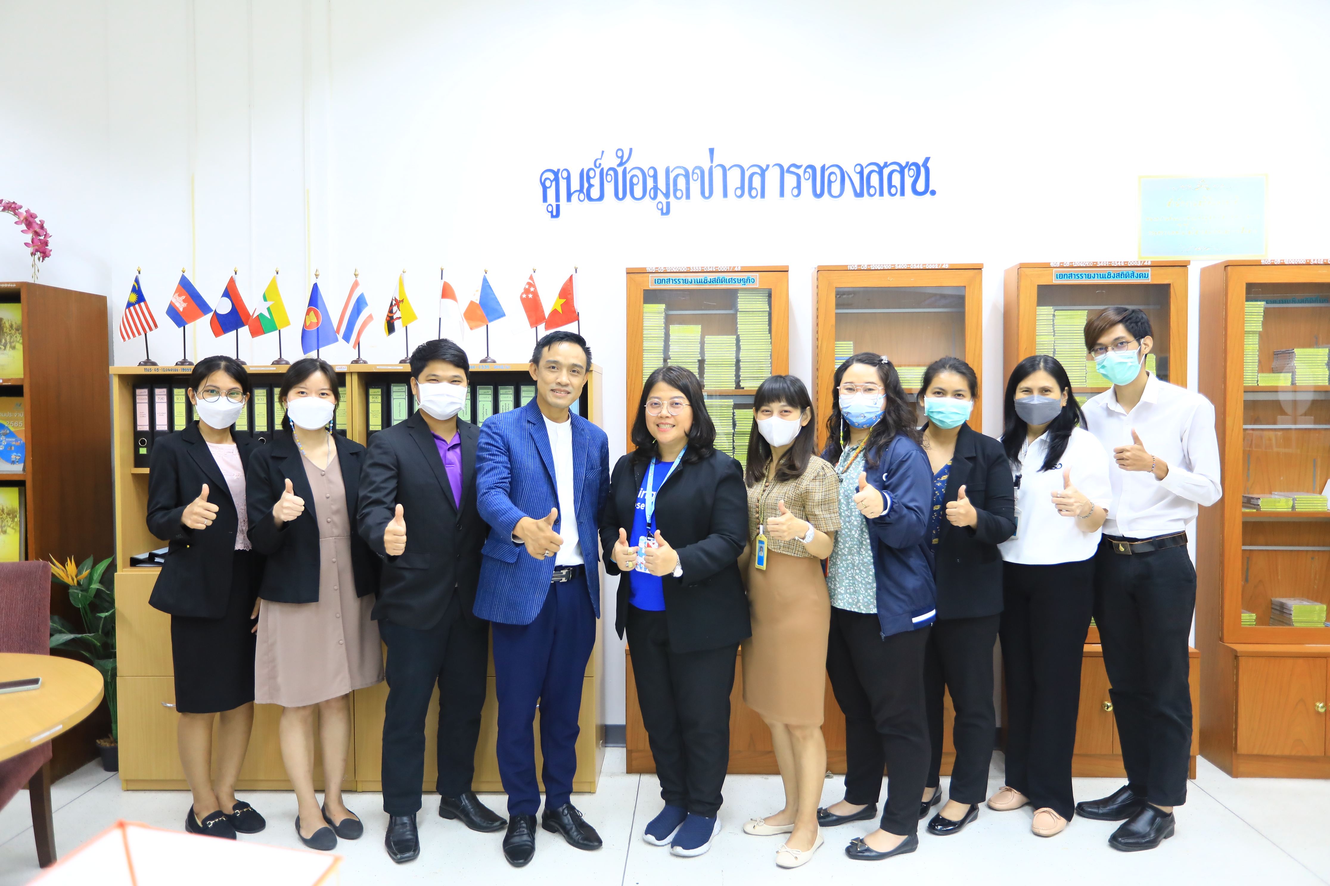 คณะเจ้าหน้าที่สำนักงานปลัดกระทรวงวัฒนธรรมเข้าศึกษาดูงานศูนย์ข้อมูลข่าวสารของราชการ