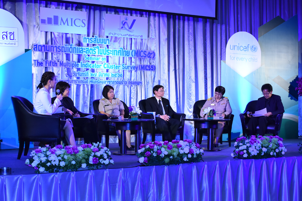 ​​แถลงข่าวผลการสำรวจโ​​ครงการ MICS5​