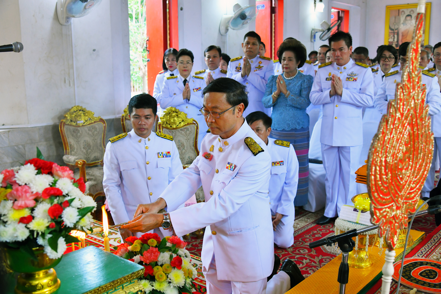 พิธีถวายผ้าพระกฐินพระราชทานกระทรวงดิจิทัลเพื่อเศรษฐกิจและสังคม