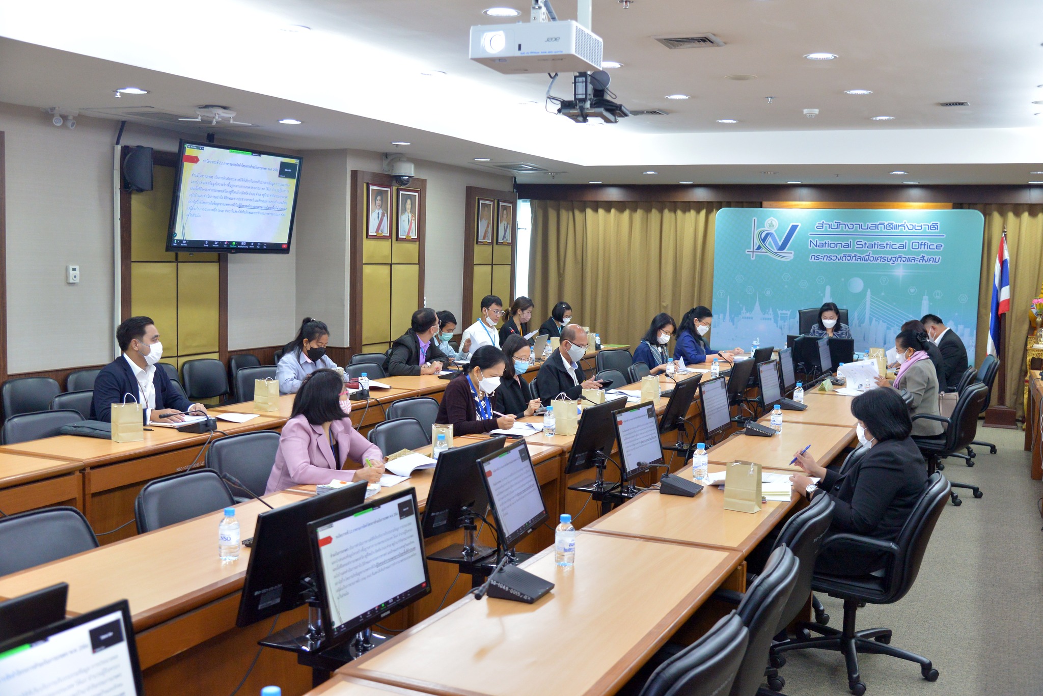 การประชุมคณะทำงานเตรียมงานประชาสัมพันธ์และเผยแพร่ผล โครงการสำมะโนการเกษตร พ.ศ. 2566 ครั้งที่ 1/2566