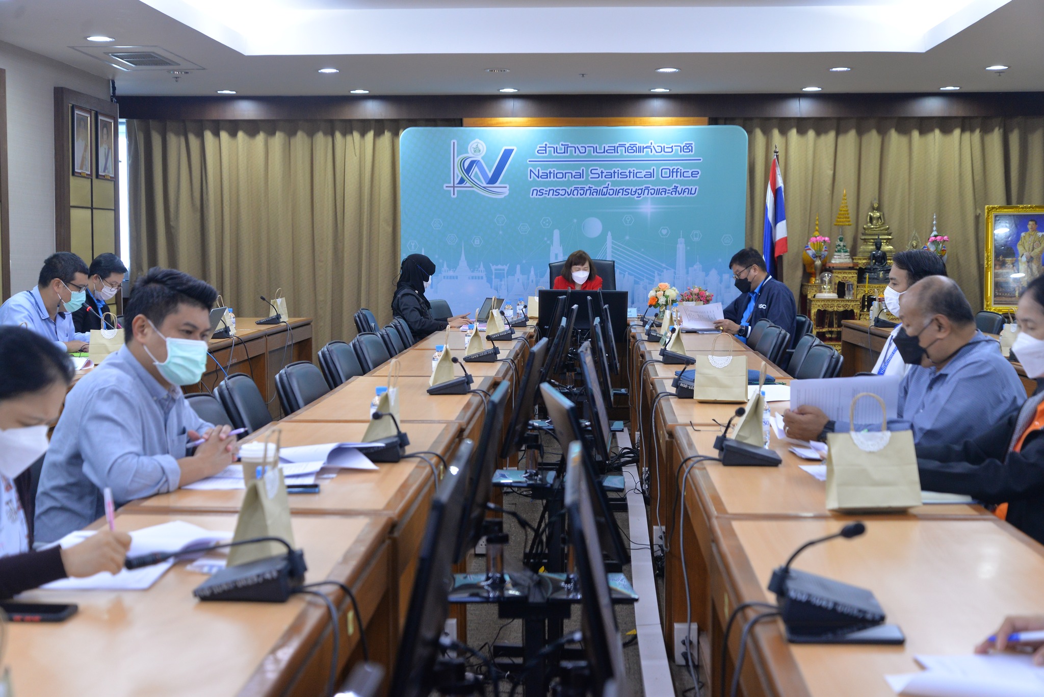 การประชุมคณะทำงานเตรียมบัญชีเขตปฏิบัติงานและแผนที่ โครงการสำมะโนการเกษตร พ.ศ. 2566 ครั้งที่ 1/2566