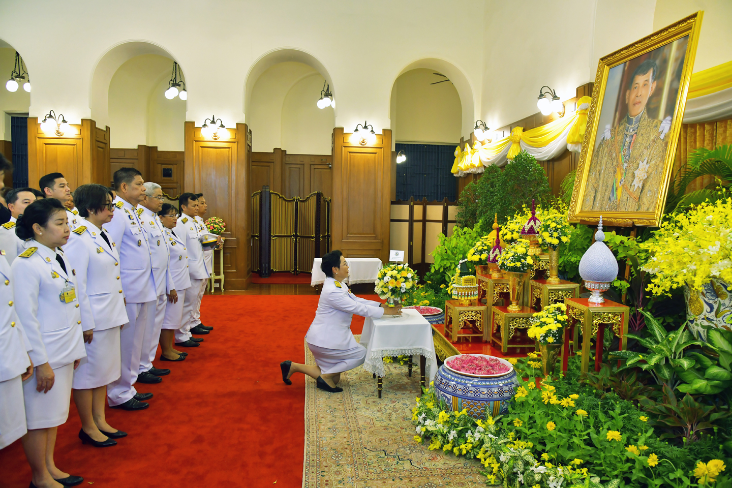 พิธีถวายสัตย์ปฏิญาณ ลงนามถวายพระพร และถวายพระพรชัยมงคล