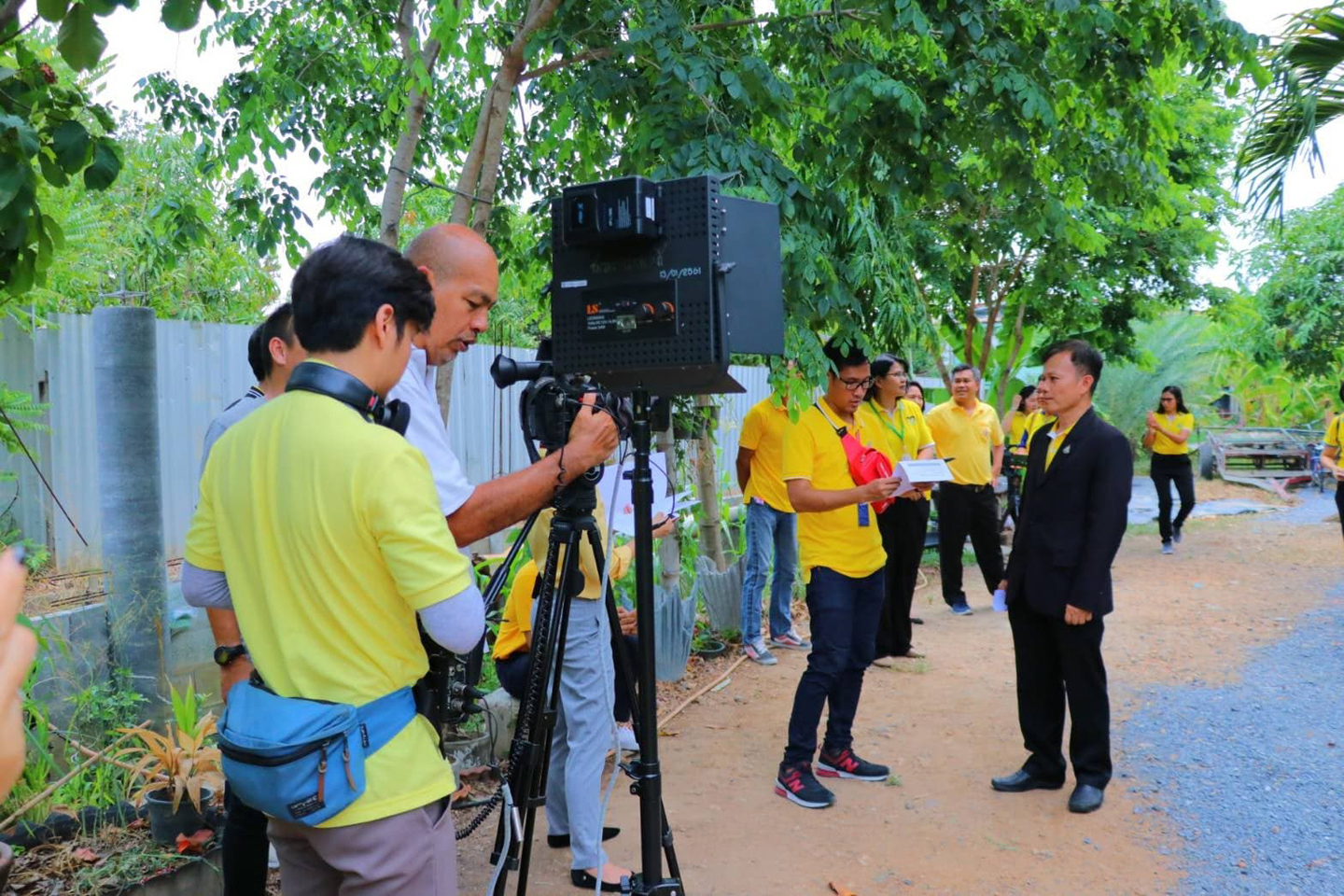 ลงพื้นที่สังเกตการณ์งานสนามและบันทึกเทปรายการ “ศาสตร์พระราชา เพื่อการพัฒนาอย่างยั่งยืน ตอน บูรณาการข้อมูลน้ำแห่งชาติ”