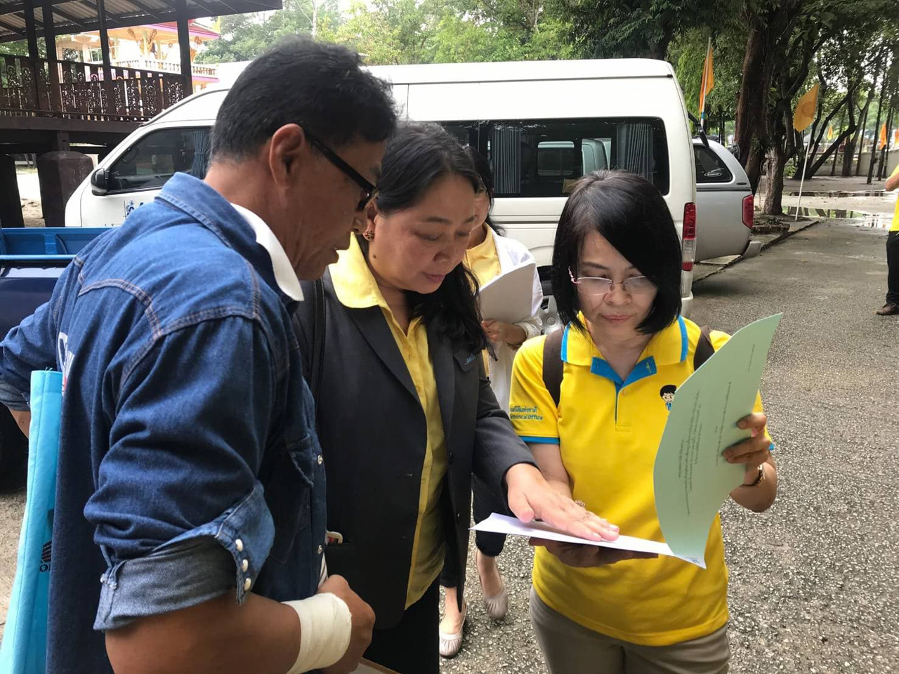 ลงพื้นที่สังเกตการณ์งานสนามโครงการระบบการจัดเก็บข้อมูลโครงสร้างพื้นฐานระดับพื้นที่ เพื่อการบริหารจัดการทรัพยากรน้ำอย่างยั่งยืน ในลุ่มน้ำทั่วประเทศ จำนวน 25 ลุ่มน้ำ (โครงการระยะที่ 1)
