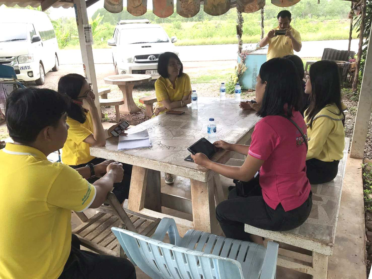 ลงพื้นที่สังเกตการณ์งานสนามโครงการระบบการจัดเก็บข้อมูลโครงสร้างพื้นฐานระดับพื้นที่ เพื่อการบริหารจัดการทรัพยากรน้ำอย่างยั่งยืน ในลุ่มน้ำทั่วประเทศ จำนวน 25 ลุ่มน้ำ (โครงการระยะที่ 1)