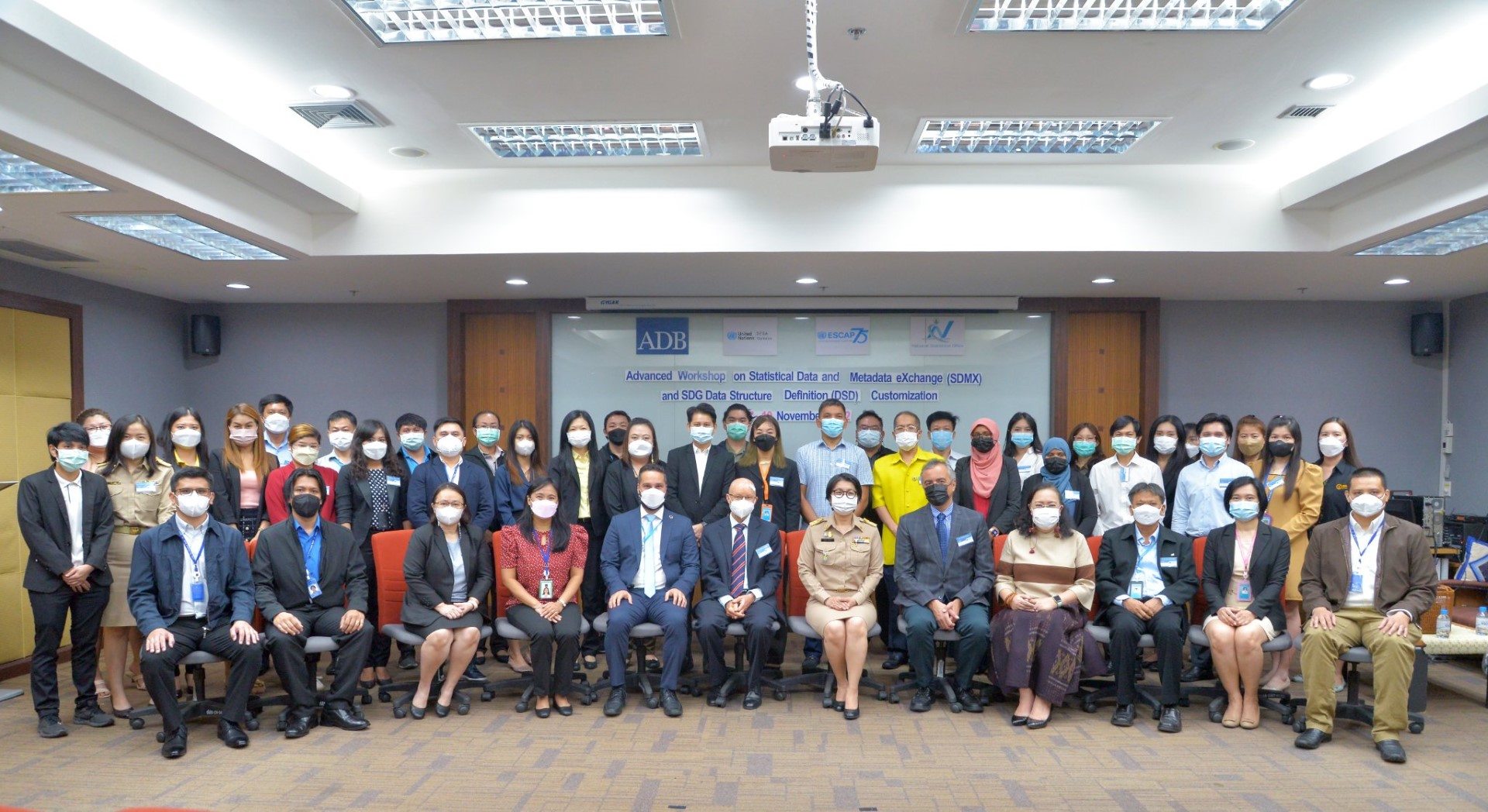 การฝึกอบรมหลักสูตร Advanced Workshop on Statistical Data and Metadata eXchange (SDMX) and SDG Data Structure Definition (DSD) Customization ในโครงการ Data for Development (Phase 2)