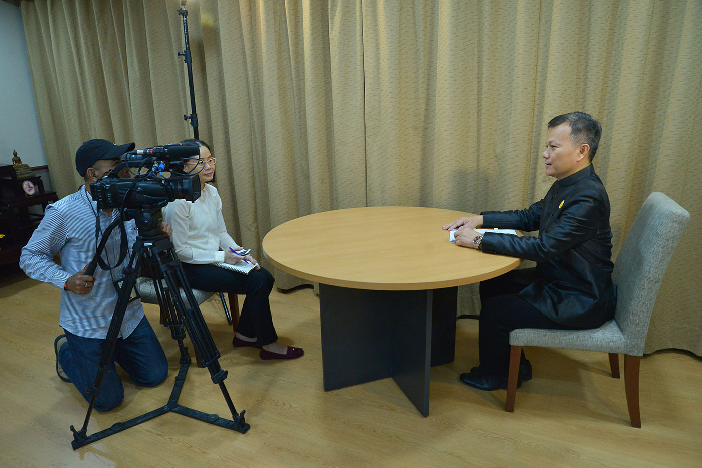ให้สัมภาษณ์ VOICE TV​