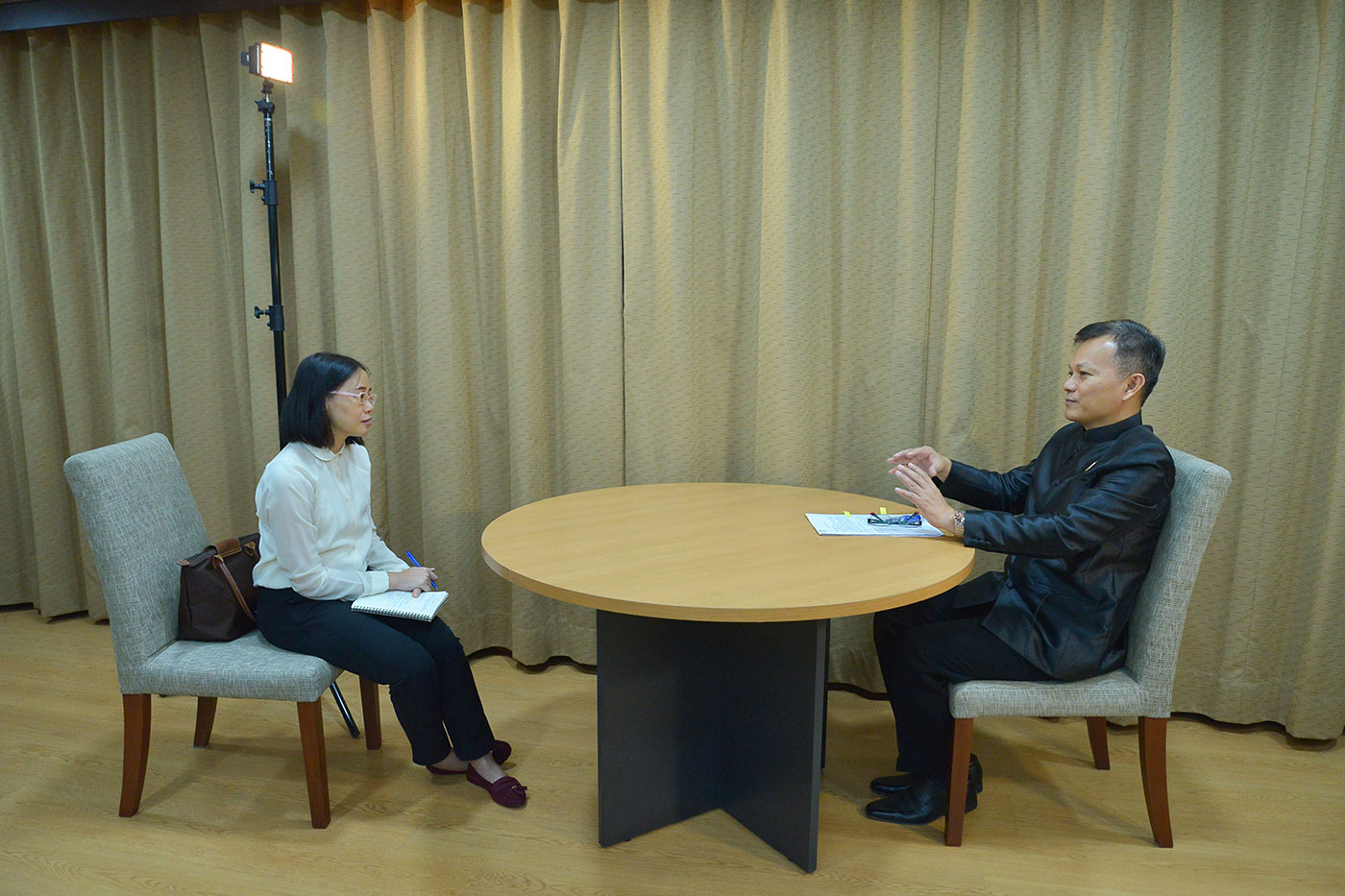 ให้สัมภาษณ์ VOICE TV​