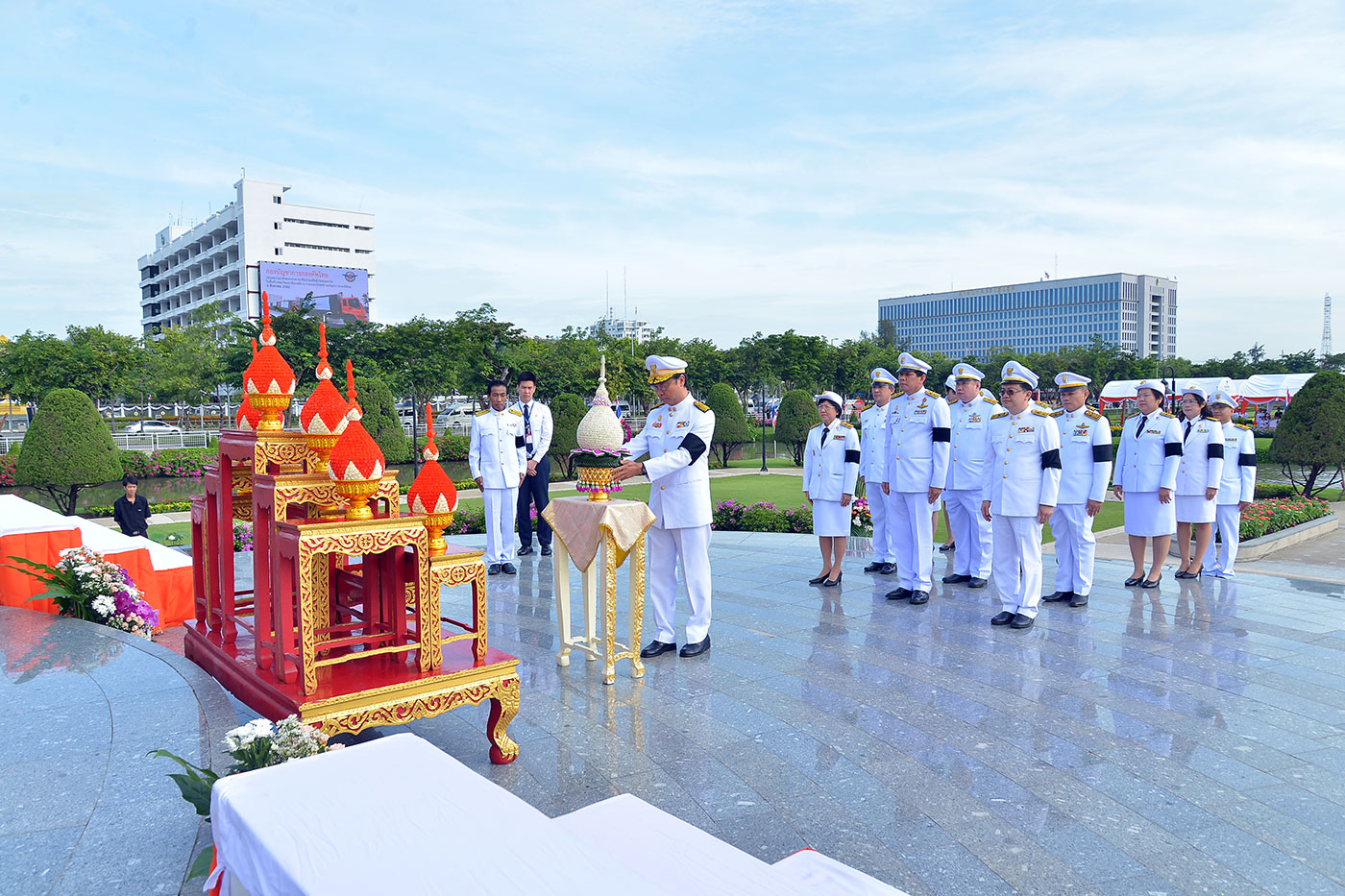 พิธีถวายเครื่องสักการะ​