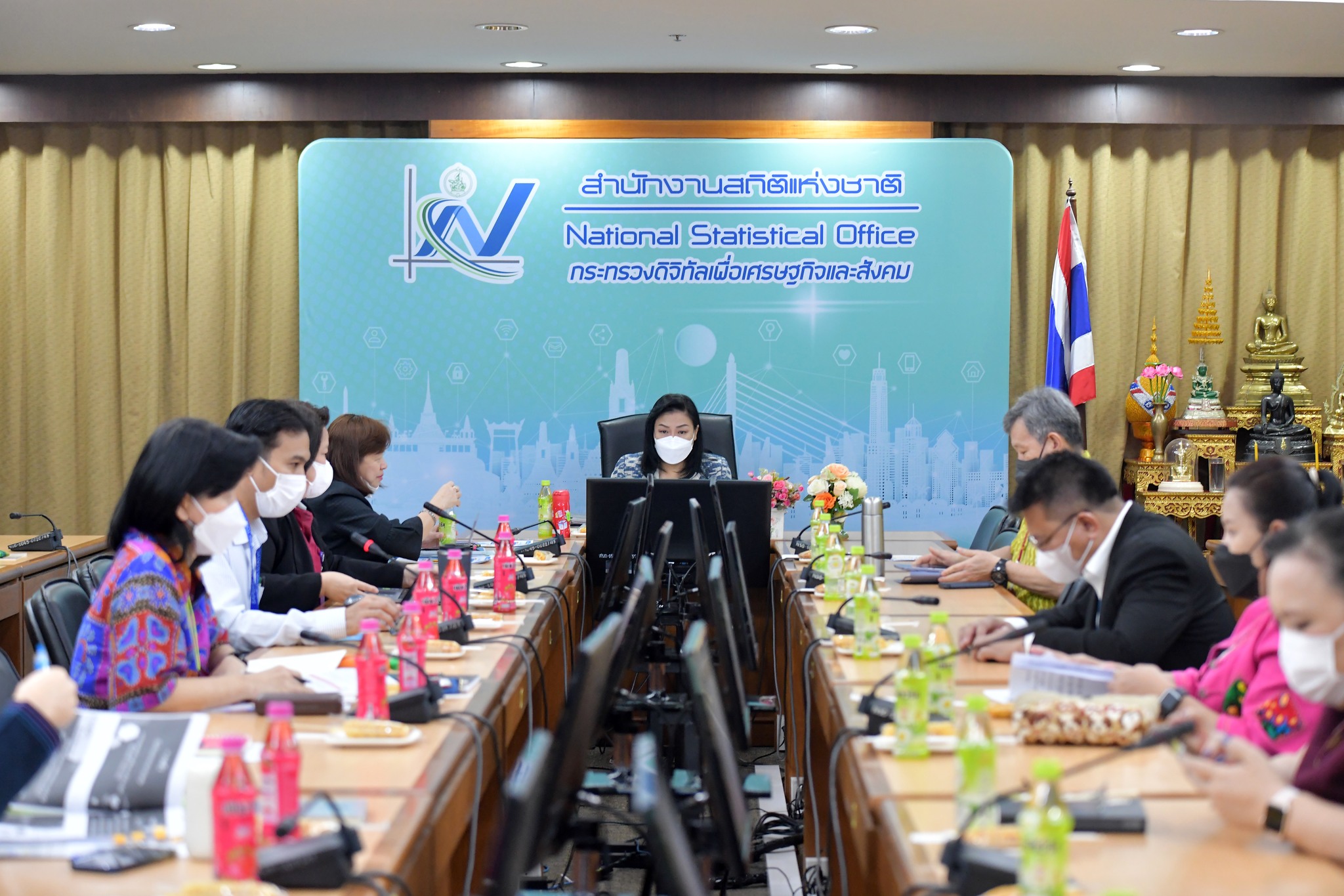 การประชุมคณะทำงานกลั่นกรอง/พิจารณาโครงการสำมะโน/สำรวจ ครั้งที่ 10/2565