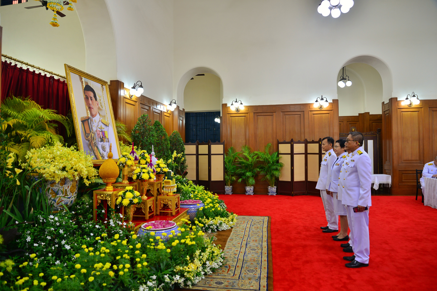 ลงนามถวายพระพรเนื่องในวันขึ้นปีใหม่ พุทธศักราช ๒๕๖๒
