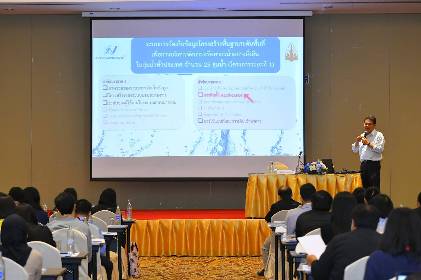 อบรมเจ้าหน้าที่ผู้ประสานงานโครงการ