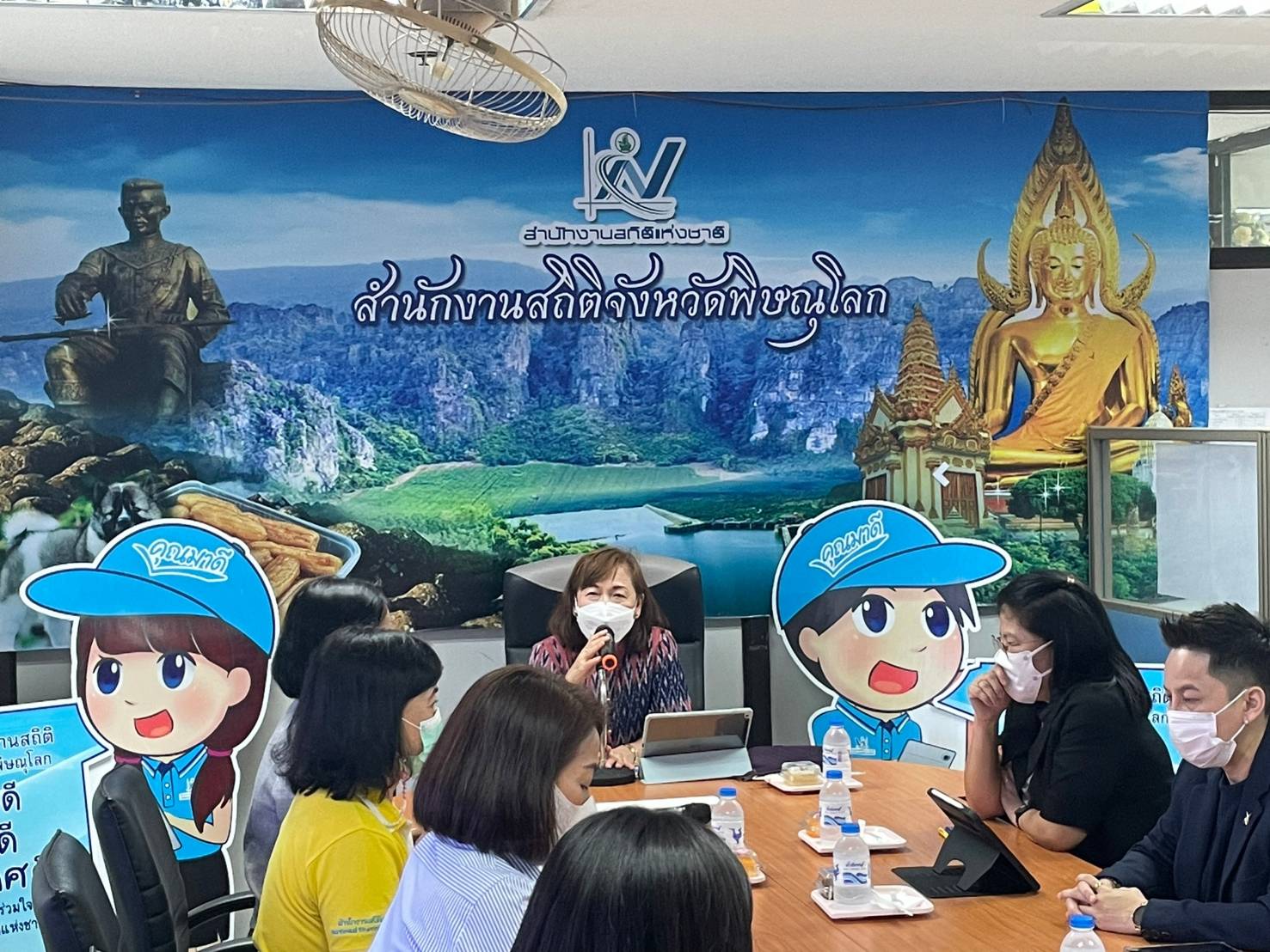 สสช. ตรวจรราชการ และลงพื้นที่สังเกตการณ์ โครงการสำรวจการป้องกันการทุจริต และประพฤติมิชอบ ประชาชนมีวัฒนธรรมและพฤติกรรมซื่อสัตย์สุจริต พ.ศ. 2566 ณ จังหวัดพิษณุโลก