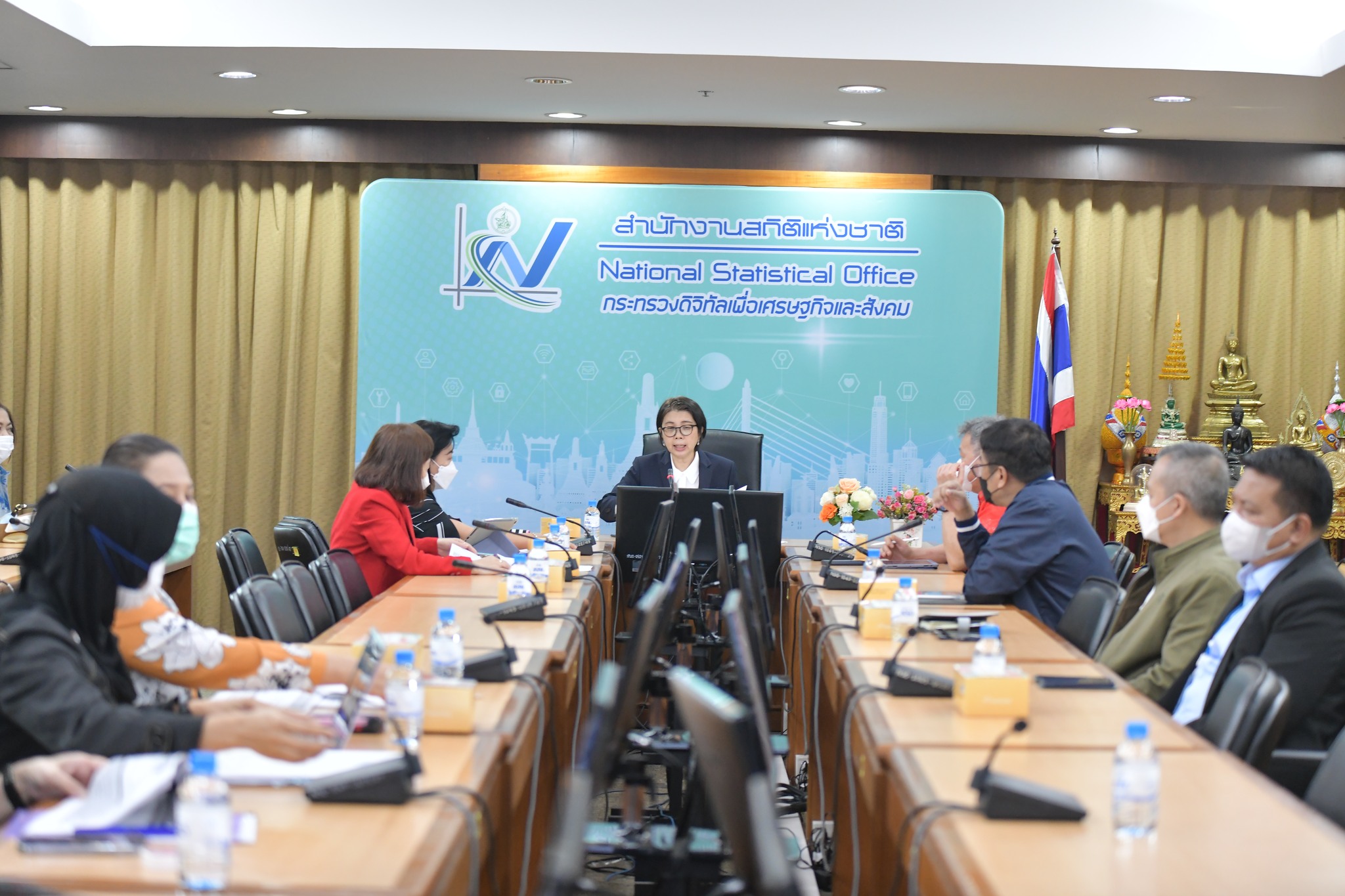 การประชุมแผนการปฏิบัติการป้องกันและปราบปรามการทุจริตและประพฤติมิชอบ สำนักงานสถิติแห่งชาติ ระยะที่ 2 (พ.ศ. 2566-2570)