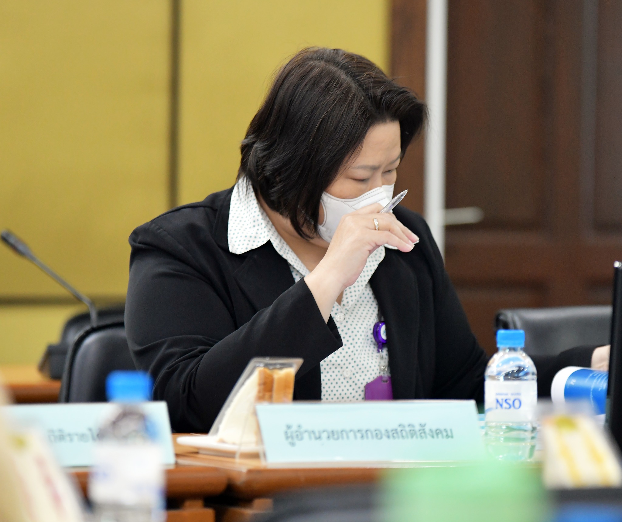 การประชุมชี้แจงระเบียบวิธีปฏิบัติงานโครงการสำรวจภาวะเศรษฐกิจและสังคมของครัวเรือน พ.ศ. 2566