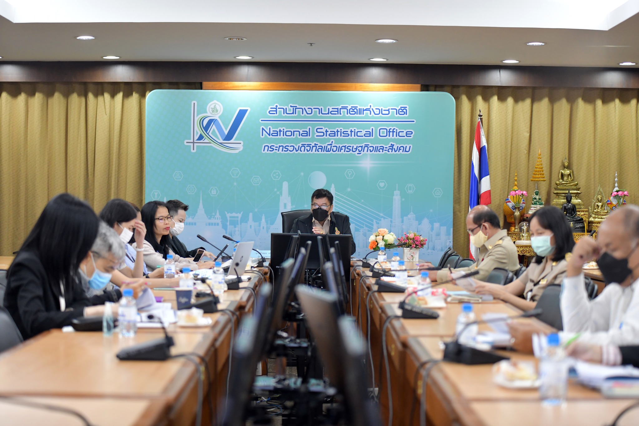 การประชุมคณะทำงานเตรียมการเก็บรวบรวมข้อมูลในพื้นที่ลักษณะพิเศษ โครงการสำรวจสำมะโนการเกษตร พ.ศ. 2566 ครั้งที่ 1/2566