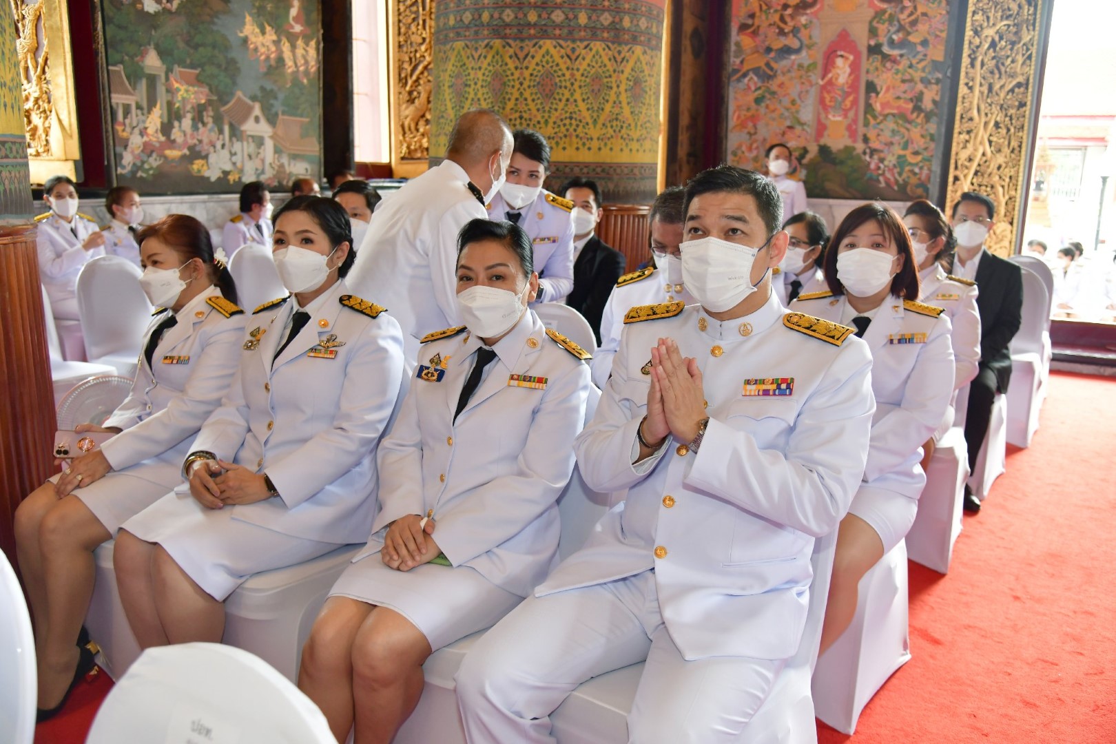 พิธีถวายผ้าพระกฐินพระราชทานกระทรวงดิจิทัลเพื่อเศรษฐกิจและสังคม ประจำปี 2565  