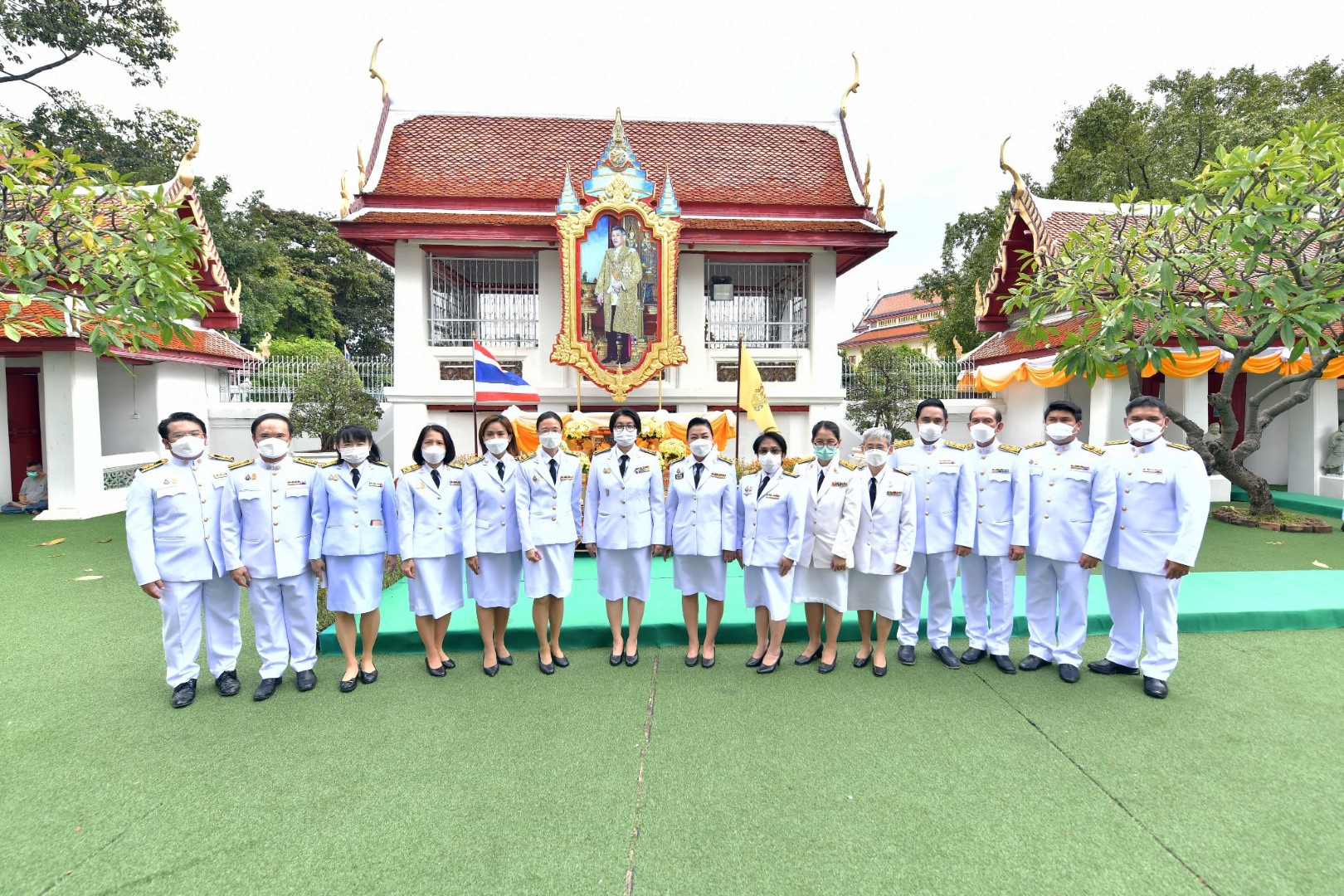 พิธีถวายผ้าพระกฐินพระราชทานกระทรวงดิจิทัลเพื่อเศรษฐกิจและสังคม ประจำปี 2565  