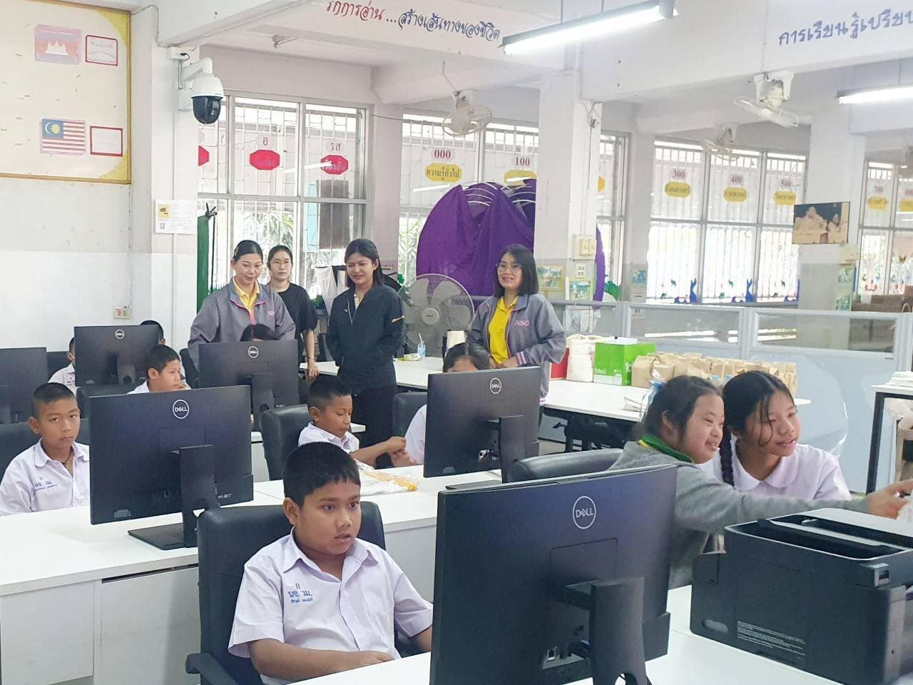 เครือข่ายสถิติ ณ โรงเรียนวัดใหม่เจริญราษฎร์