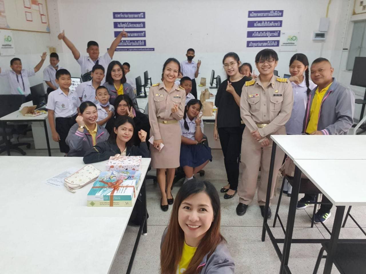 เครือข่ายสถิติ ณ โรงเรียนวัดใหม่เจริญราษฎร์