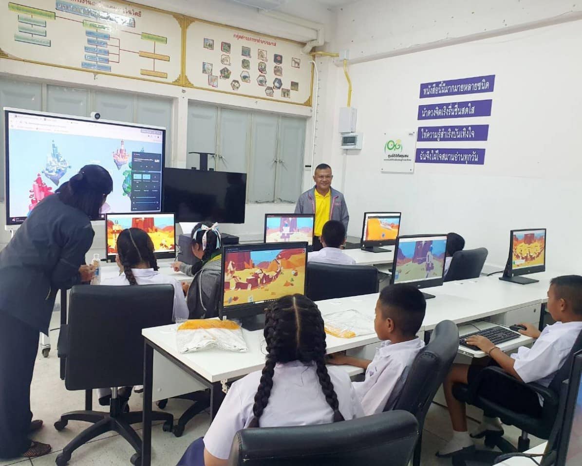 เครือข่ายสถิติ ณ โรงเรียนวัดใหม่เจริญราษฎร์