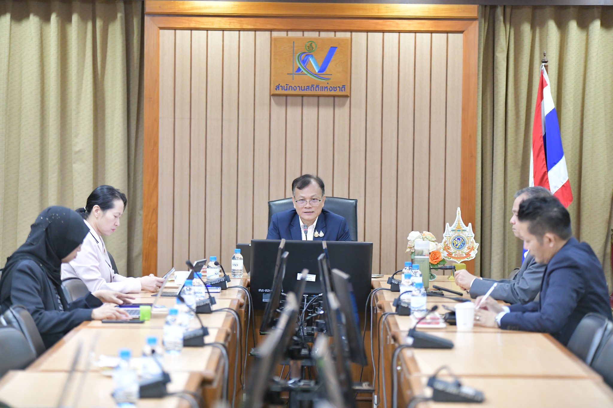 การประชุมการขับเคลื่อนการปฏิบัติงานตามแผนงานของสำนักงานสถิติแห่งชาติ ครั้งที่ 5/2568