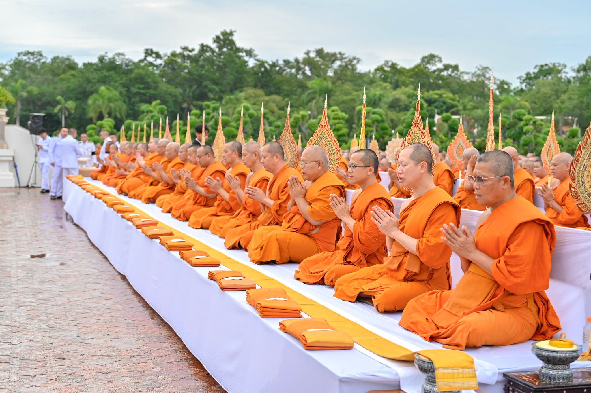 พิธีสวดพระพุทธมนต์และเจริญจิตตภาวนา