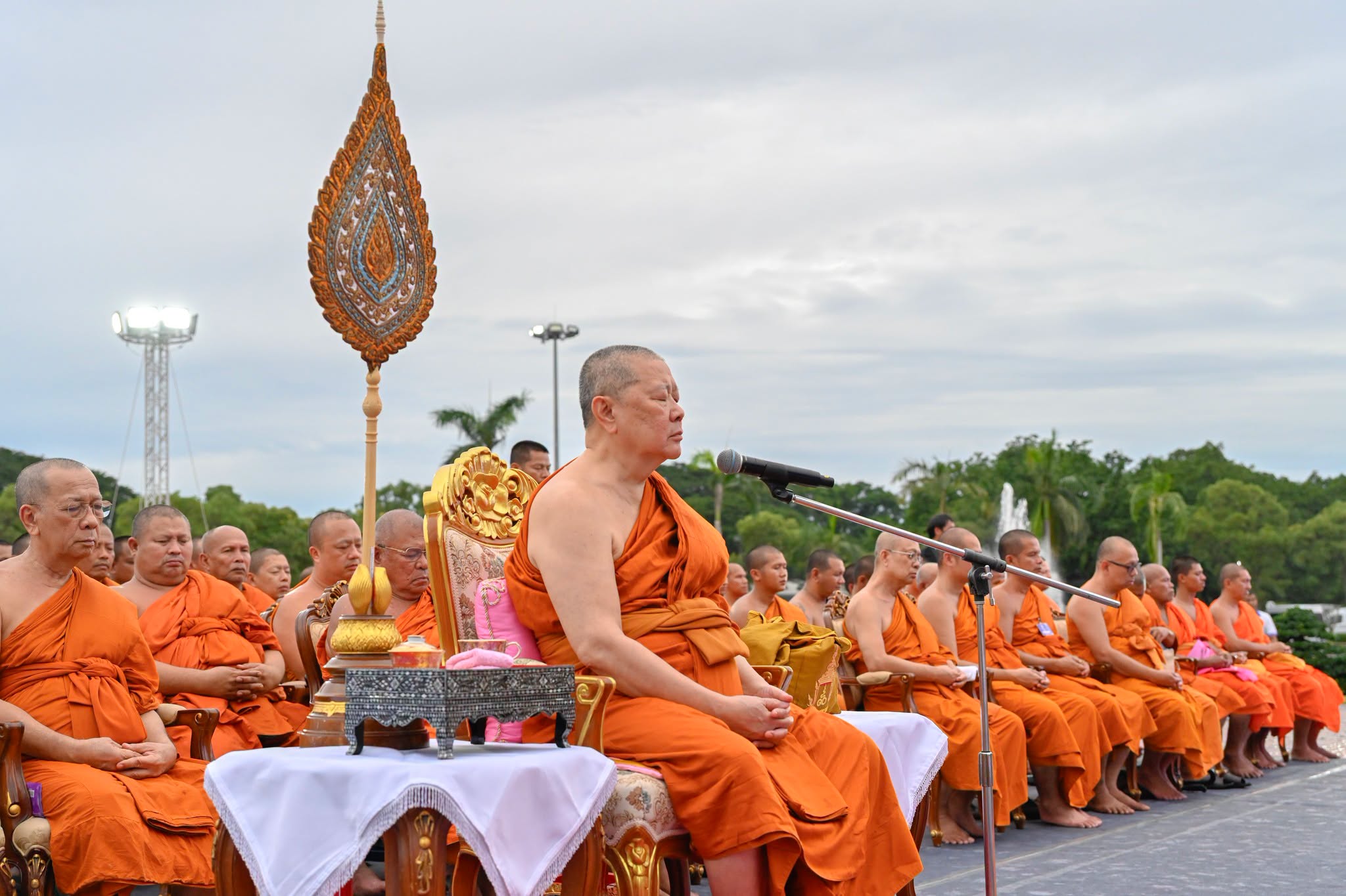 พิธีสวดพระพุทธมนต์และเจริญจิตตภาวนา