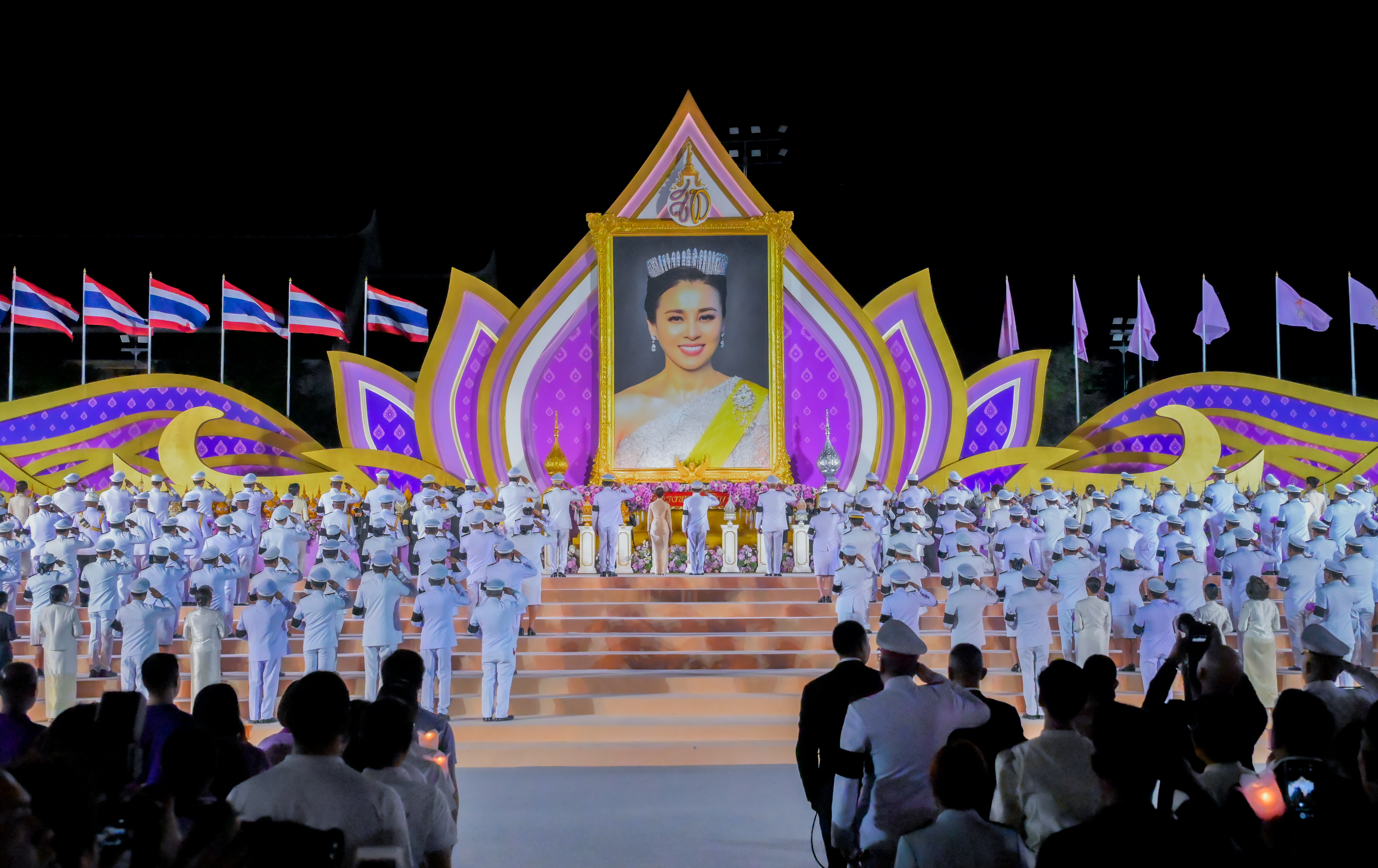 พิธีเฉลิมพระเกียรติ เนื่องในโอกาสพระราชพิธีมหามงคลเฉลิมพระชนมพรรษา 4 รอบ สมเด็จพระนางเจ้าฯ พระบรมราชินี 3 มิถุนายน 2569