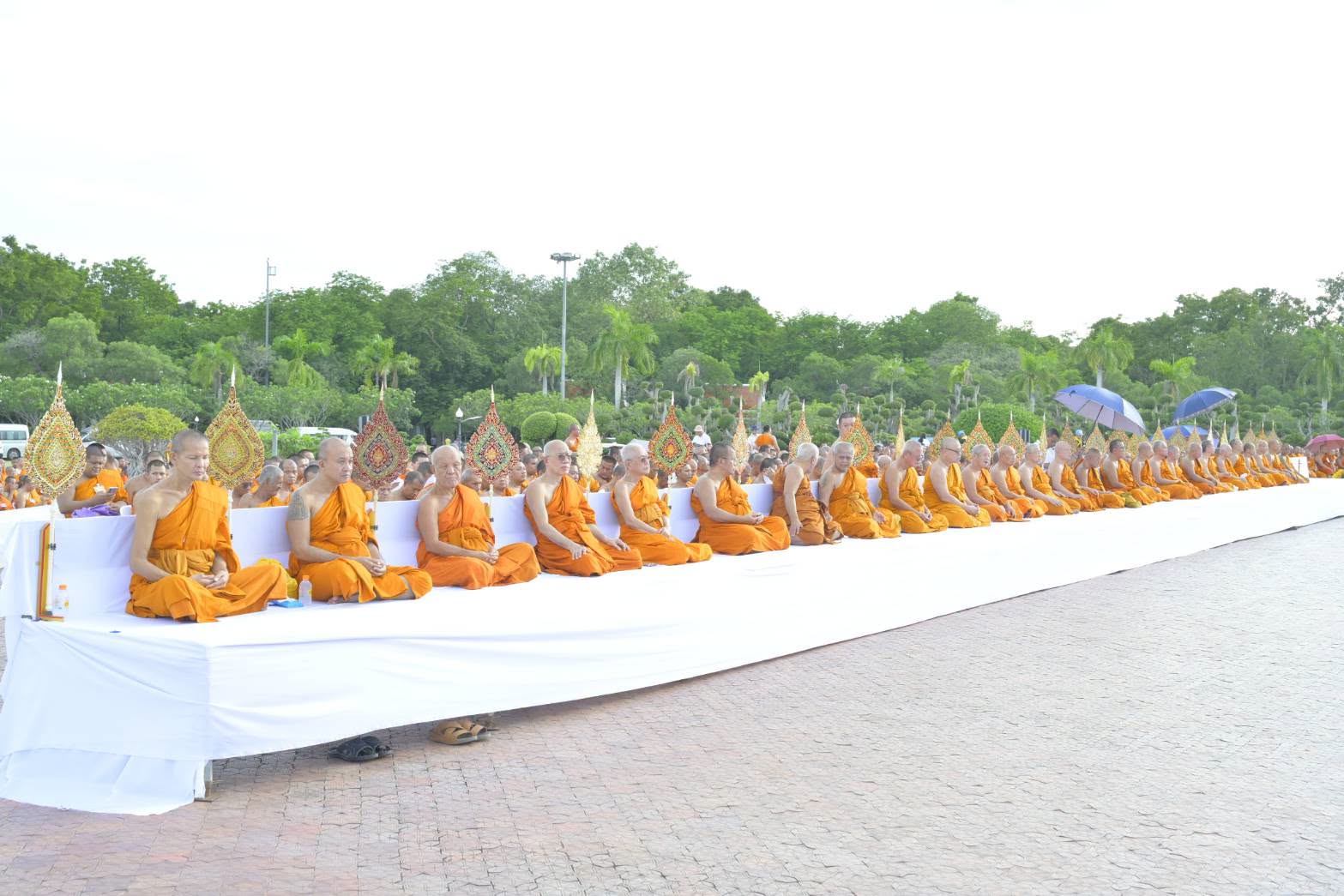 พิธีเจริญพระพุทธมนต์นวัคคหายุสมธัมม์