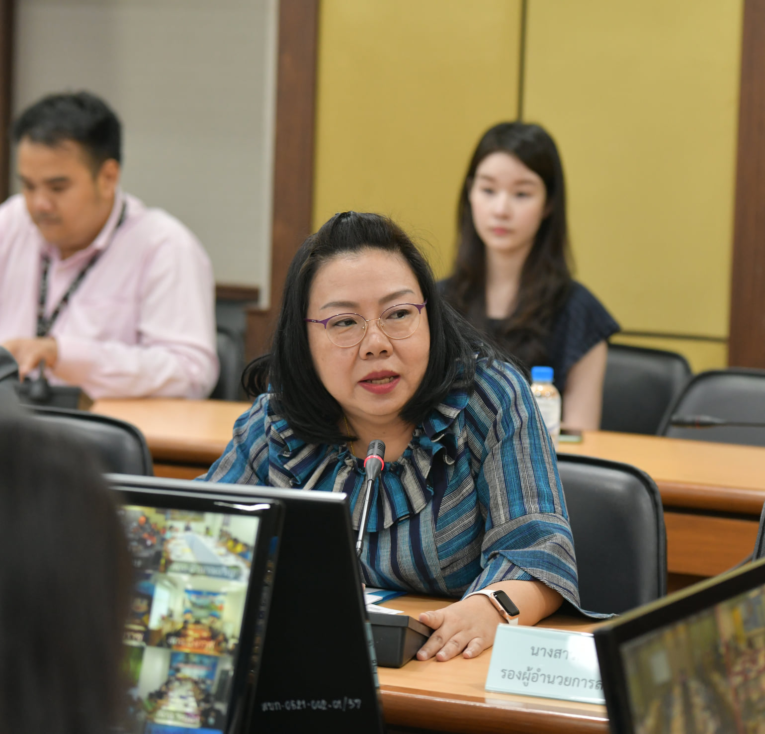 การประชุมชี้แจงโครงการสำรวจการติดตามระดับความรู้ และการเข้าถึงบริการทางการเงินของครอบครัว พ.ศ. ๒๕๖๓ ไตรมาสที่ ๔​