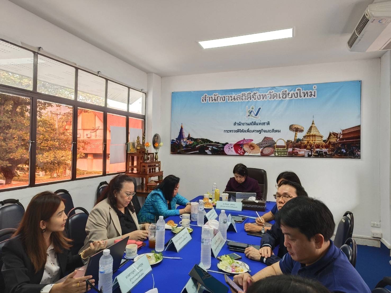 สสช. ลงพื้นที่ตรวจราชการงานโครงการและการจัดทำข้อมูล SDGs จังหวัดเชียงใหม่