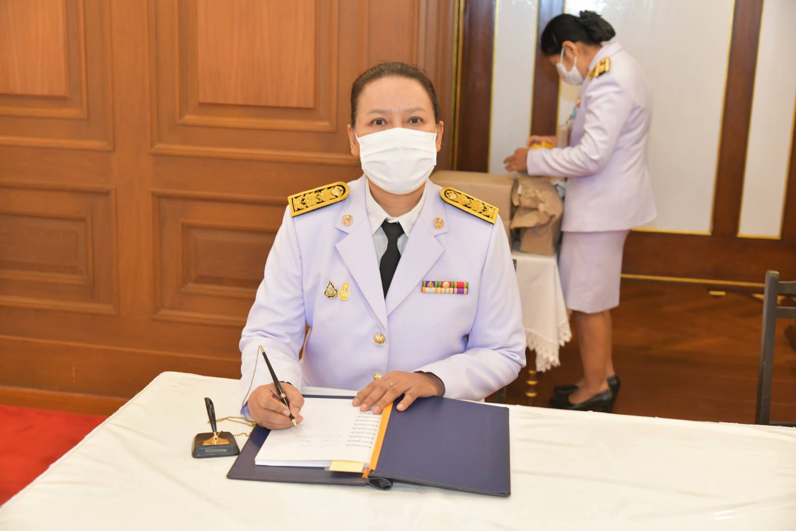 ลงนามถวายพระพร