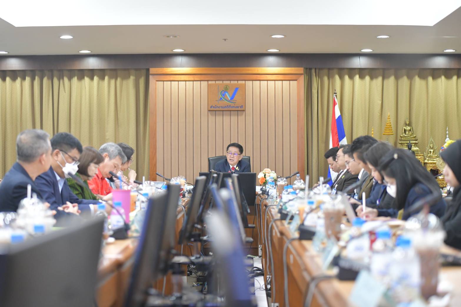 รมว.ดีอี ตรวจเยี่ยม สสช.