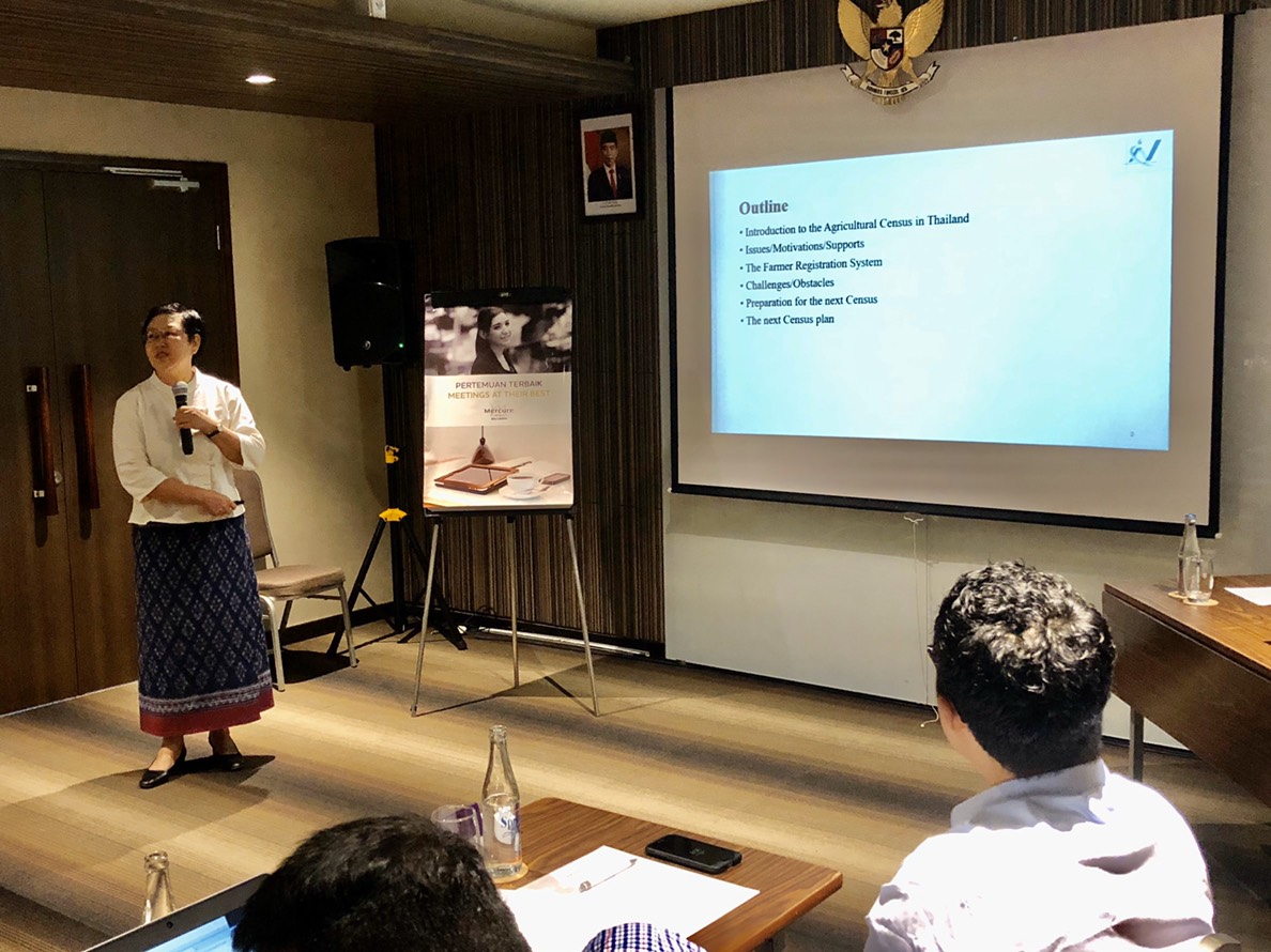 ร่วมประชุม Expert Group meeting on the use of Earth Observation data for Agricultural Census and Survey
