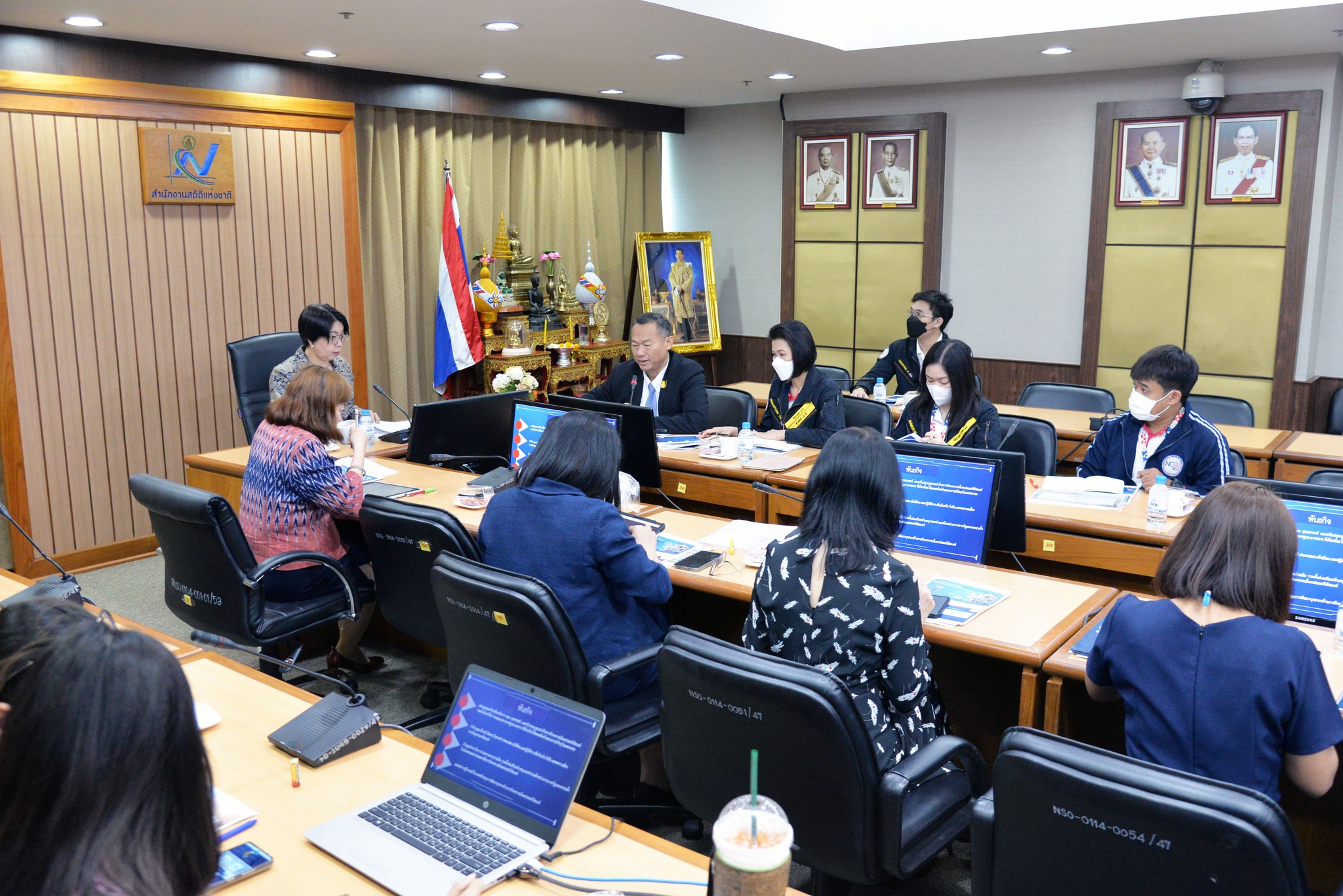 การประชุมขอความร่วมมือด้านวิชาการระหว่างสำนักงานสถิติแห่งชาติ (NSO) และสำนักงานคณะกรรมการรักษาความมั่นคงปลอดภัยไซเบอร์แห่งชาติ (NCSA)