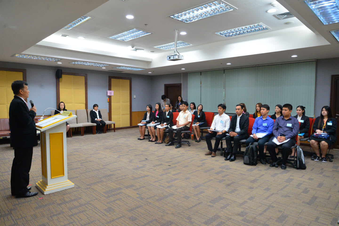 ปฐมนิเทศข้าราชการใหม่ ครั้งที่ ๑ ประจำปีงบประมาณ ๒๕๖๓
